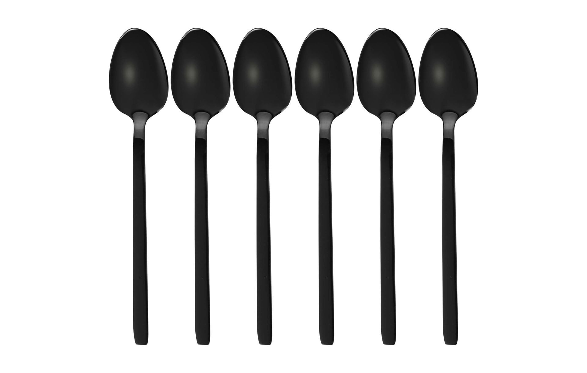GRÄWE Espressolöffel (6 Stück), Espressolöffel 6 Stück, Edelstahl - Titan, Serie LISSABON