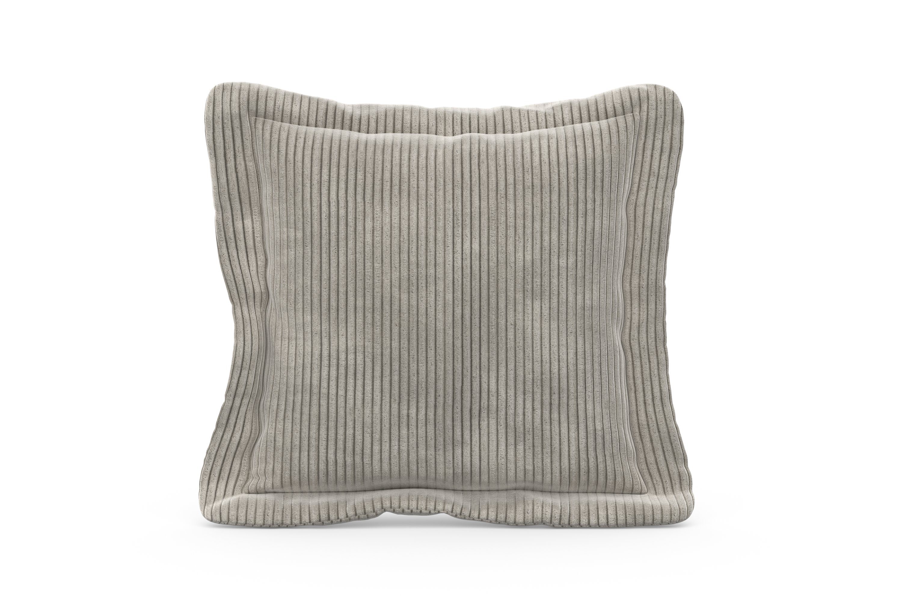 TRENDMANUFAKTUR Sofakissen Bourbon, (1 St), modernes Flatkissen 70x70 cm, in trendigem Cord erhältlich, universal