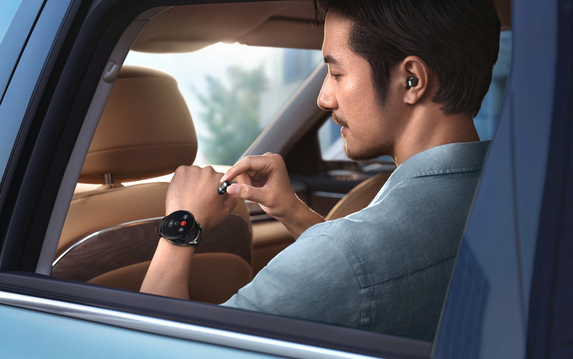 Huawei WATCH Buds Smartwatch (3,66 in Einem und cm/1,43 Proprietär), Zoll, Kopfhörer Smartwatch