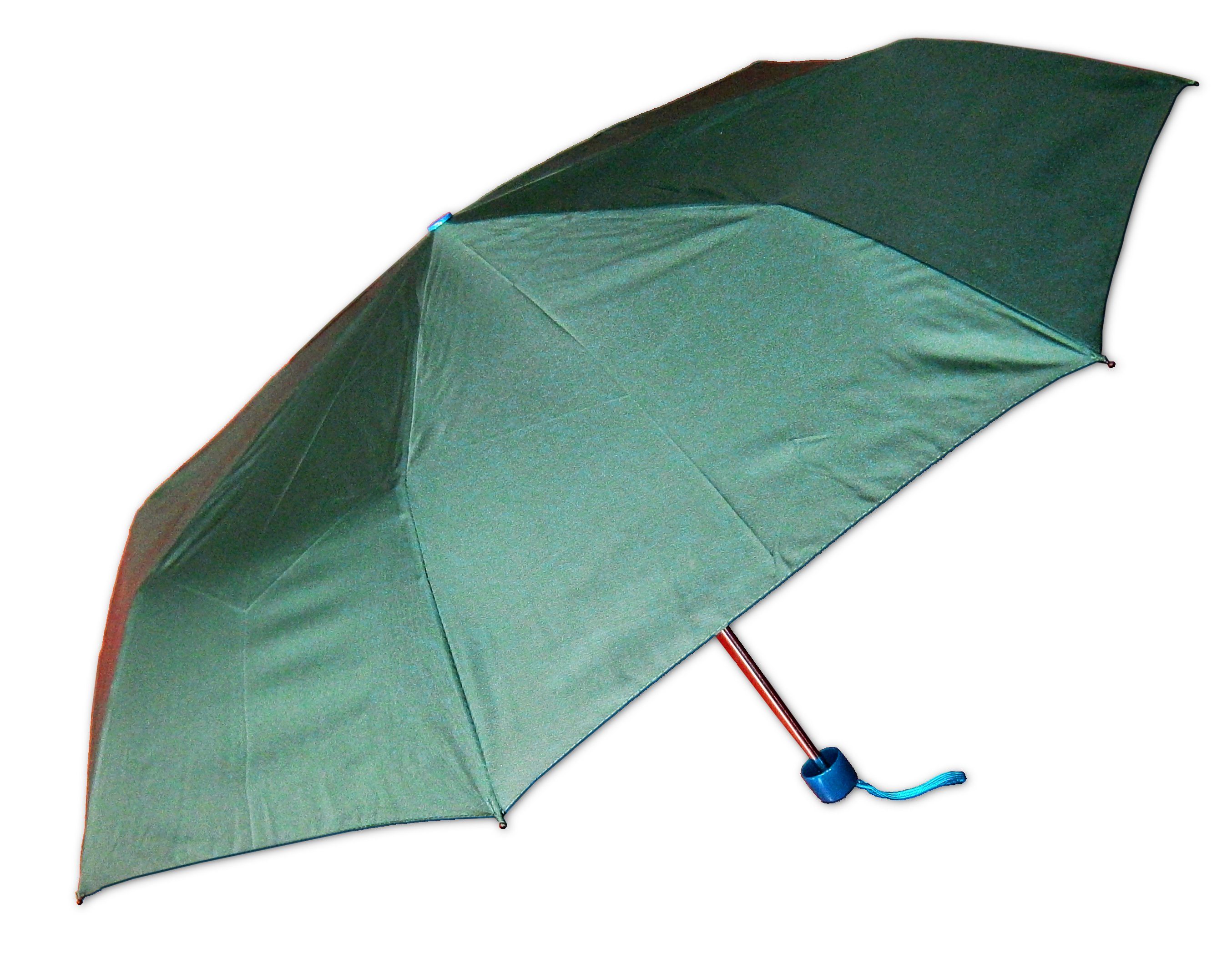 Taschenregenschirm REGENSCHIRM Ø98cm manuell GRÜN Länge 24-57cm Taschenschirm 3478