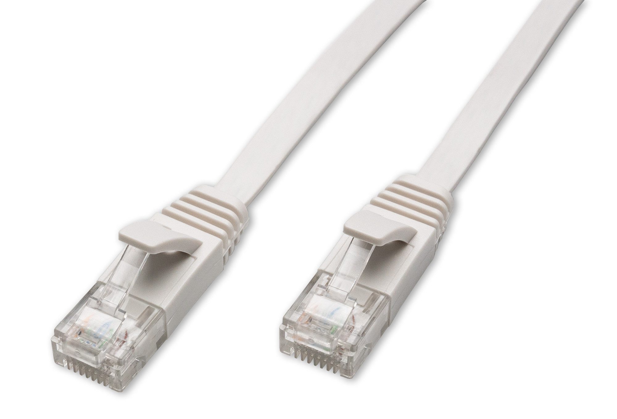 CAPTIVA Kabel Patchkabel CAT 6a Kabel für Netzwerk, LAN und Ethernet 2m weiß Computer-Kabel