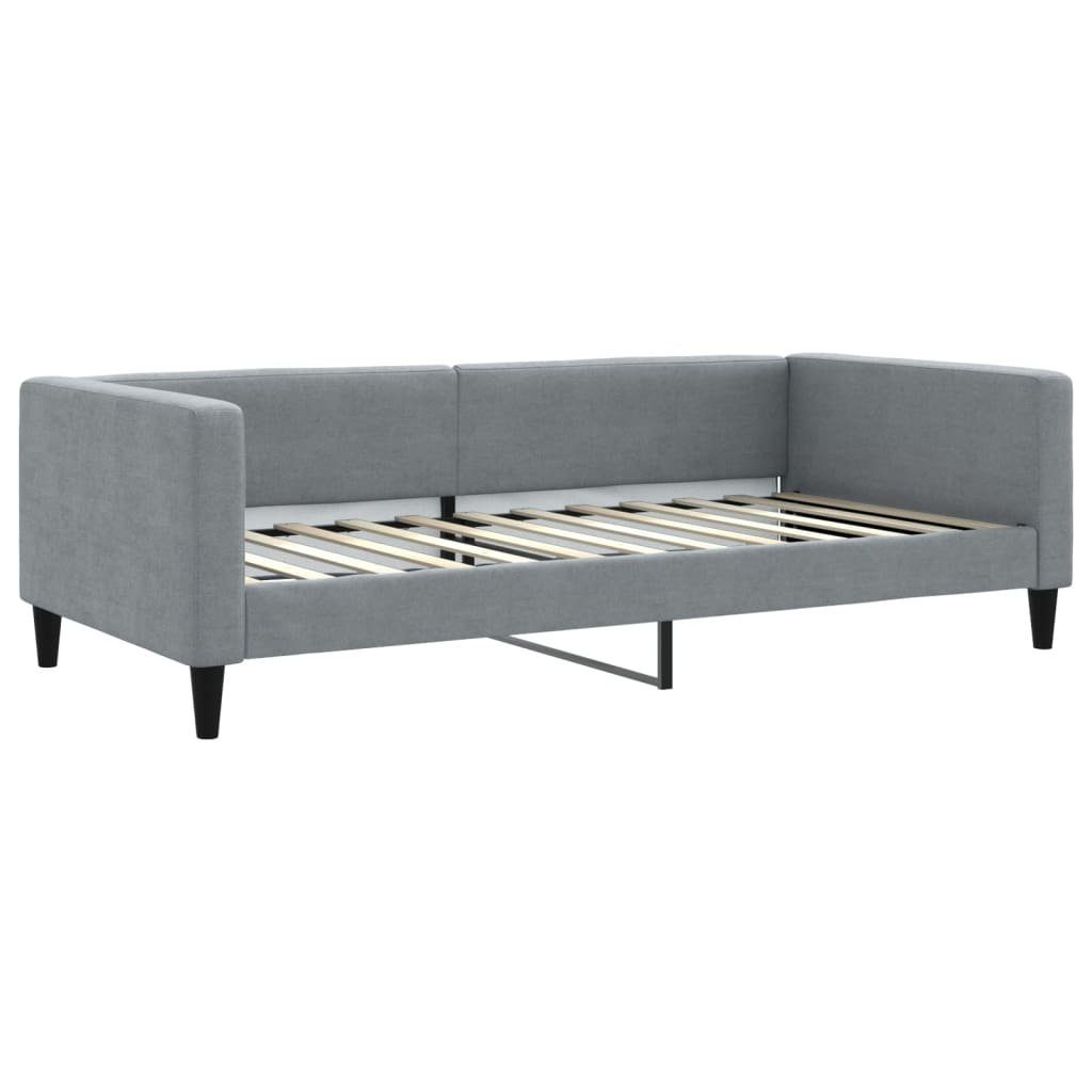 furnicato Bett Tagesbett Hellgrau 100x200 cm günstig online kaufen