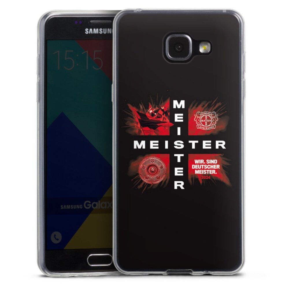 DeinDesign Handyhülle Bayer 04 Leverkusen Meister Offizielles Lizenzprodukt, Samsung Galaxy A5 (2016) Slim Case Silikon Hülle Ultra Dünn