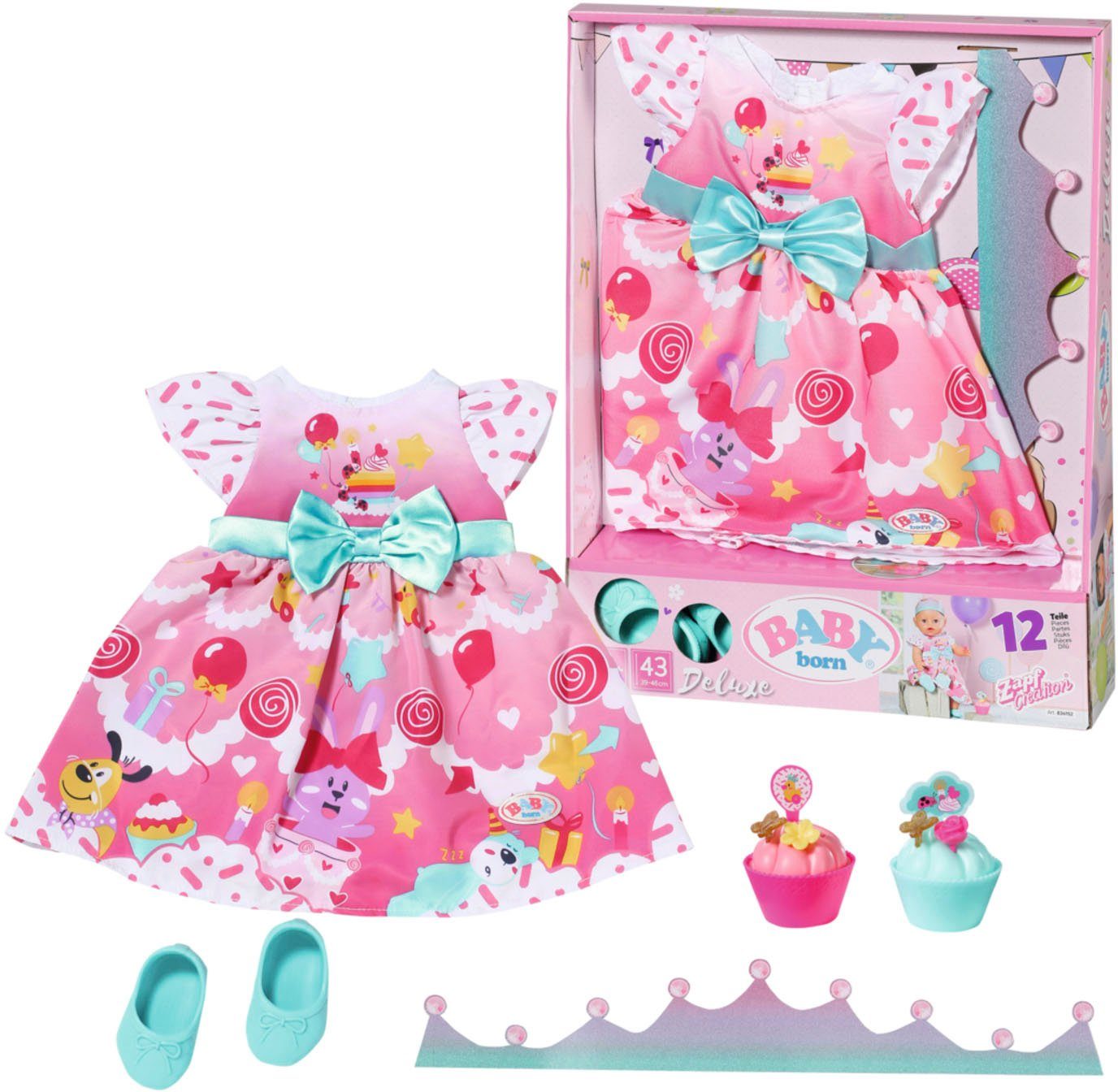 Zapf Creation® Geburtstag, Puppenkleidung Baby cm Born Deluxe 43