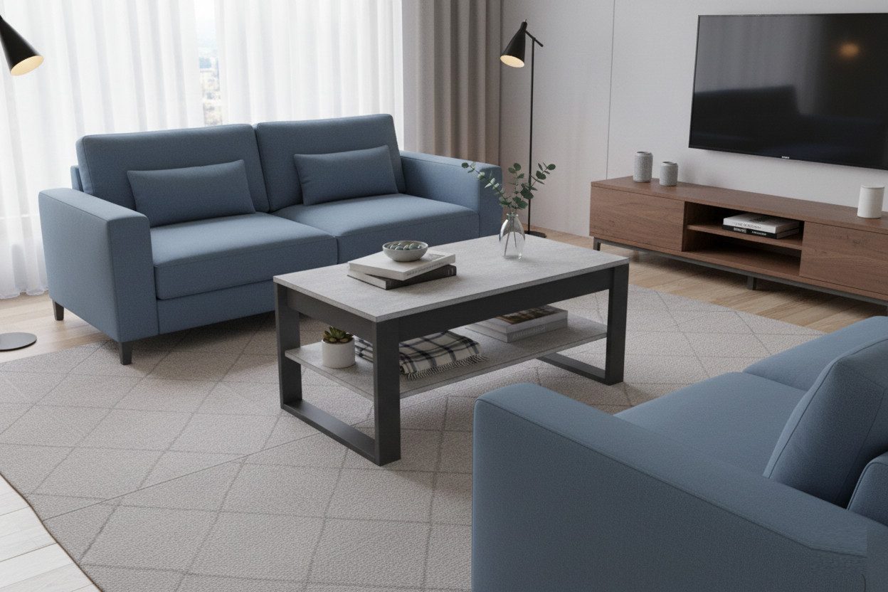 designimpex Couchtisch Design DA-222 Tisch Wohnzimmertisch 90x50x60cm