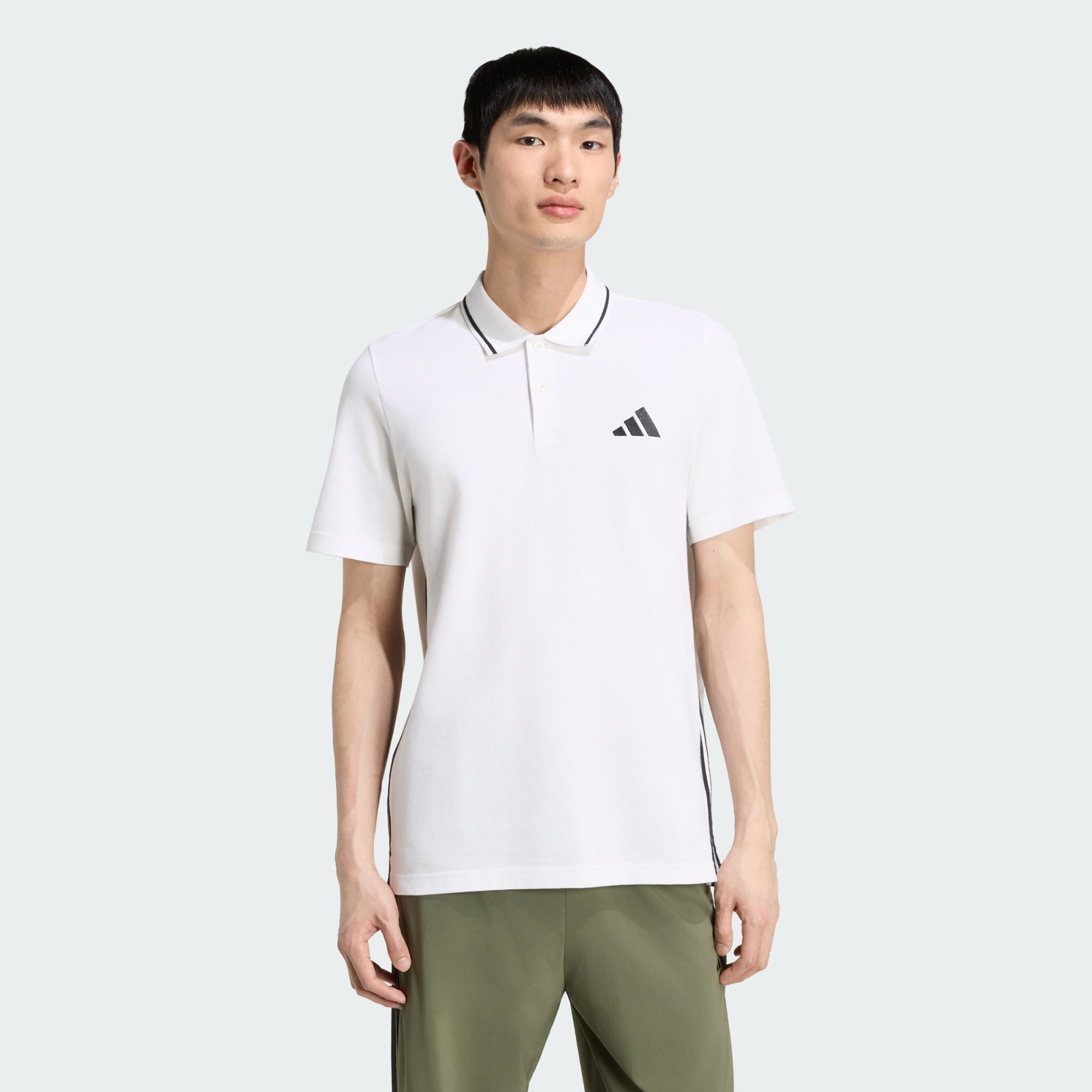 adidas Sportswear Poloshirt ESSENTIALS 3-STREIFEN PIKEE-POLOSHIRT (1-tlg)