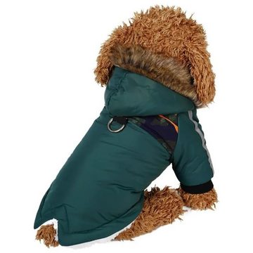 HIBNOPN Tierkleid Tierkleid Hundemantel mit Beinen Sonnenschutz Hundejacke Grün