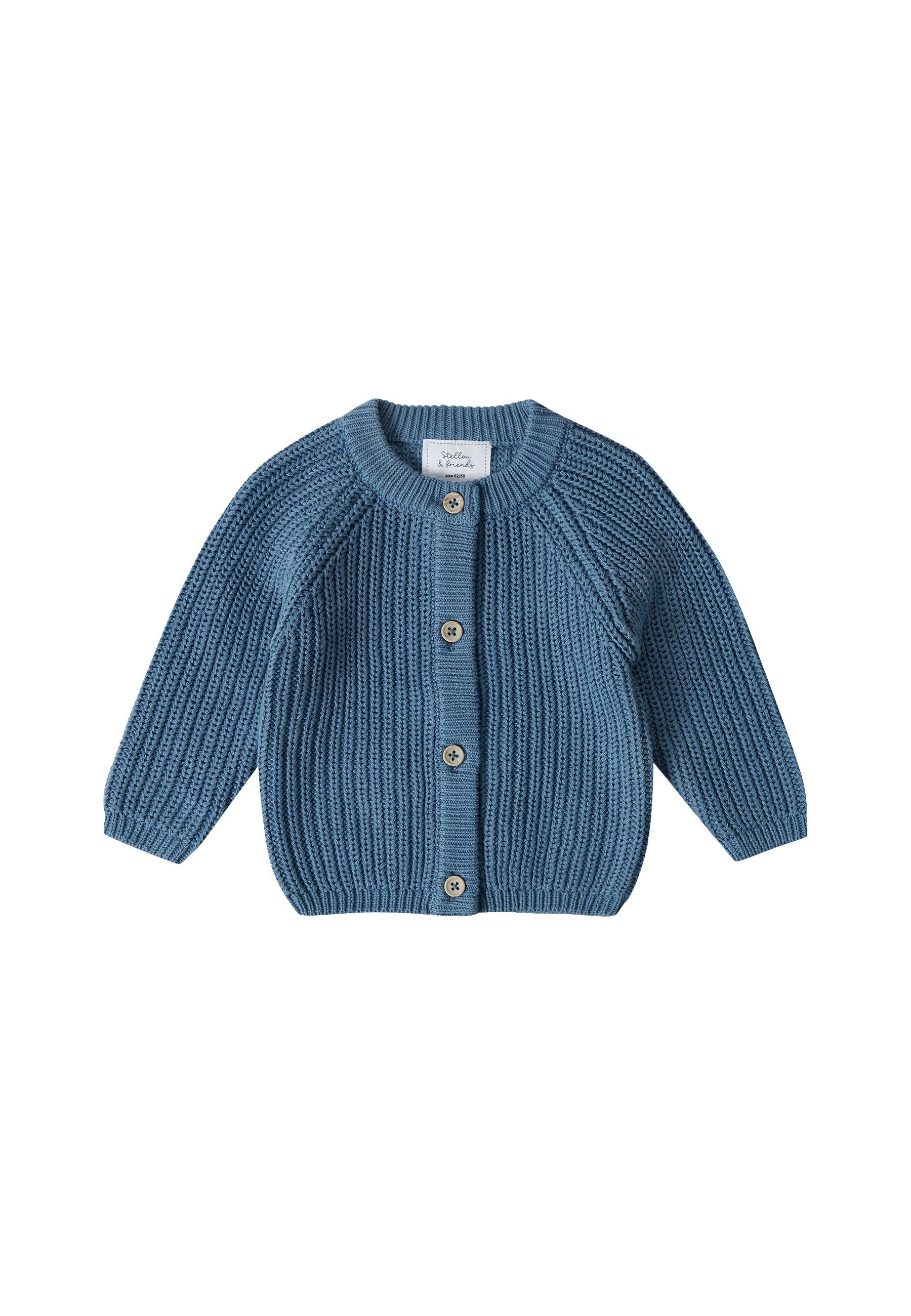 Stellou & friends Strickjacke Gerippter Cardigan Gerippter Cardigan