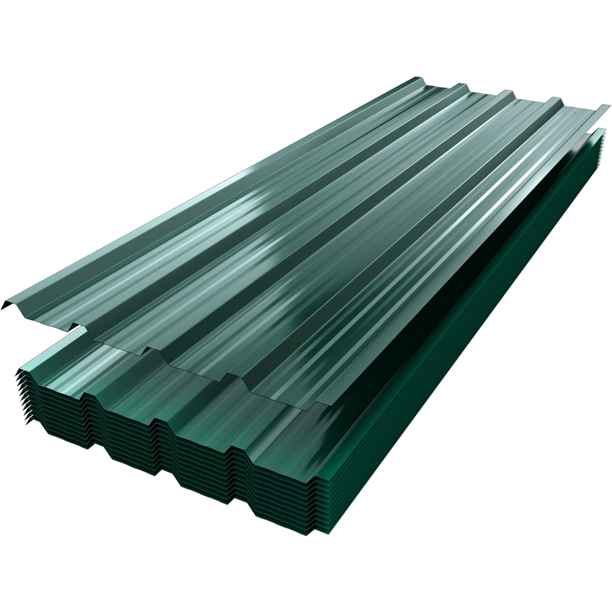 FIVMEN Wellplatte Trapezblech Wellplatten Deckenplatten 12 x Dachpaneele Metallblech