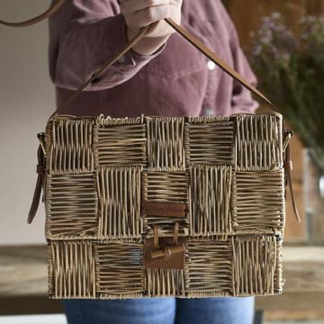 Rivièra Maison Einkaufskorb Handtasche Block Weave Rustic Rattan
