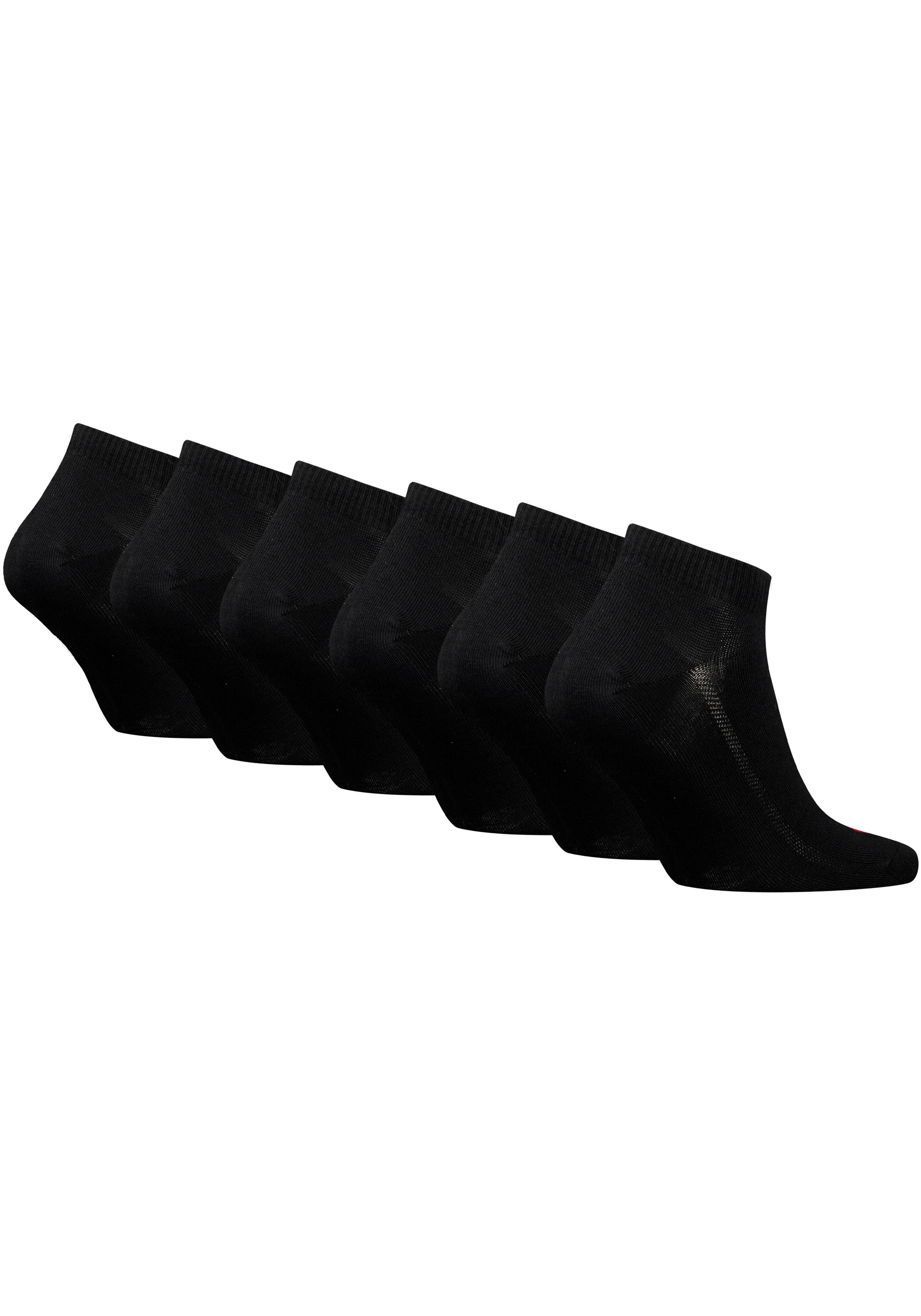 Levi's® Sneakersocken LEVIS LOW CUT BATWING LOGO 6P ECOM (Packung, 6-Paar, 6 Paar) mit breitem Logobund