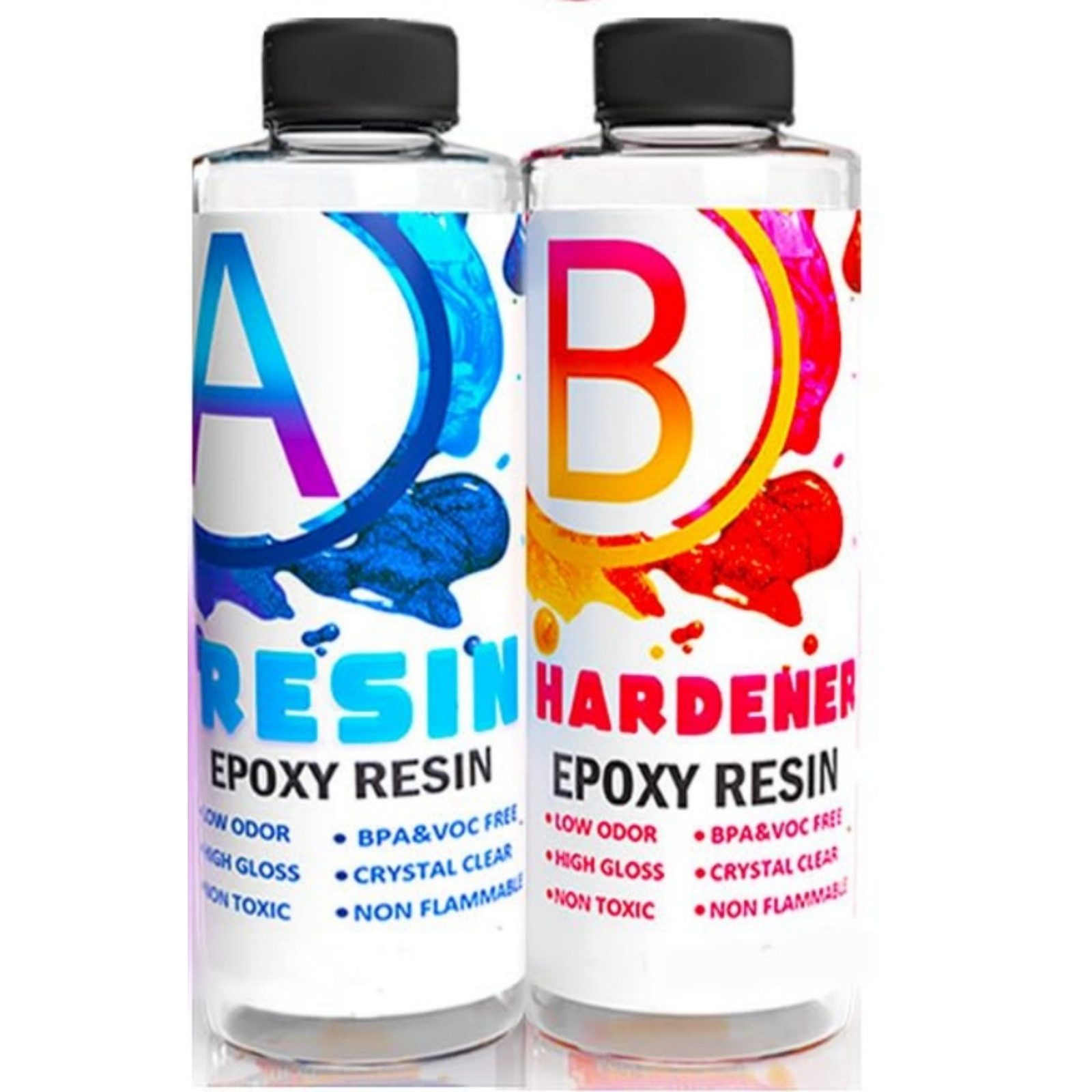 Bundviel Epoxidharz Expodit Harz Starterset Harz-Gießset 1:1 Verhältnis mit Epoxidharz (2-St)