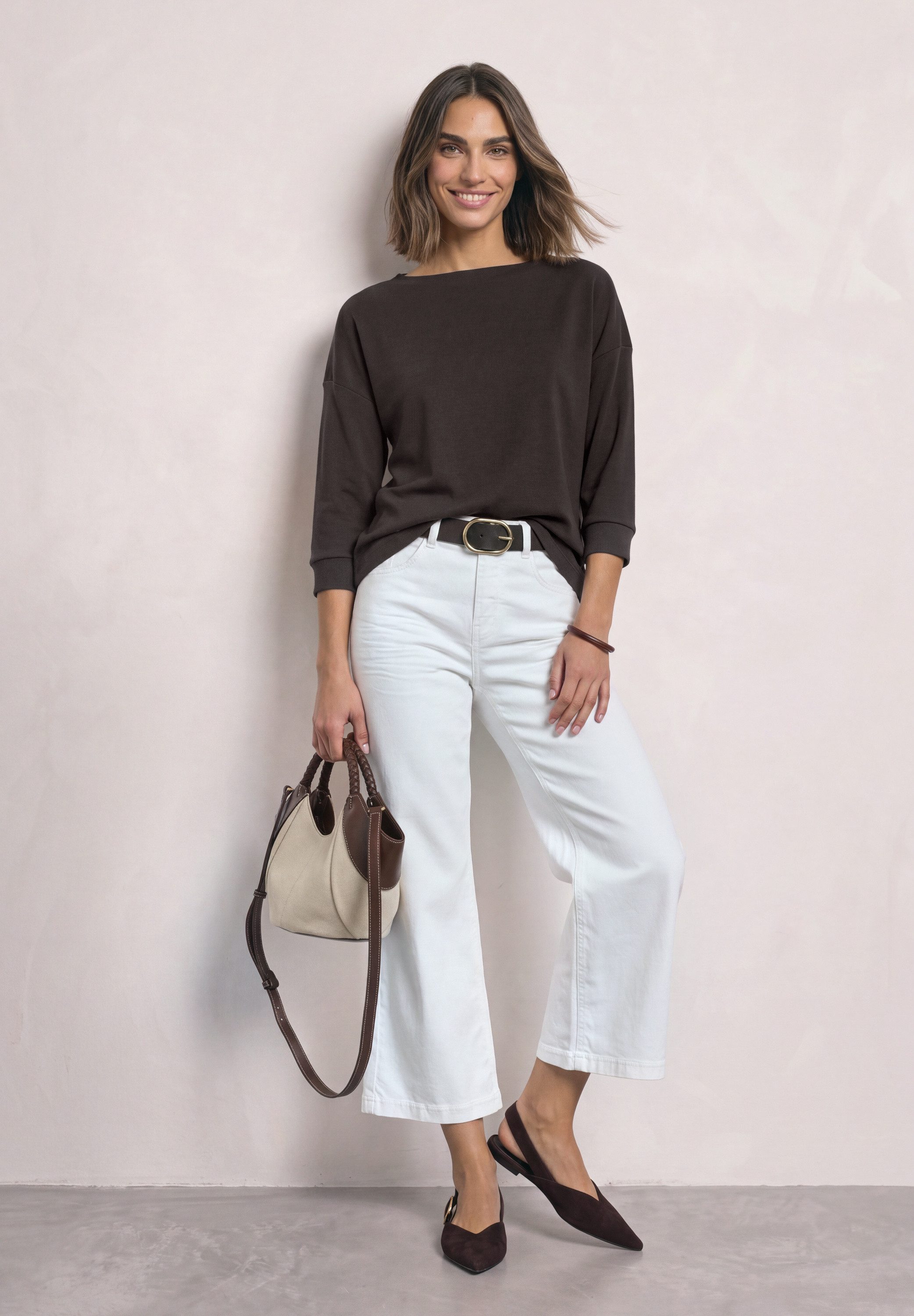 STREET ONE 3/4-Arm-Shirt mit U-Boot-Ausschnitt – Bild 3 von 5