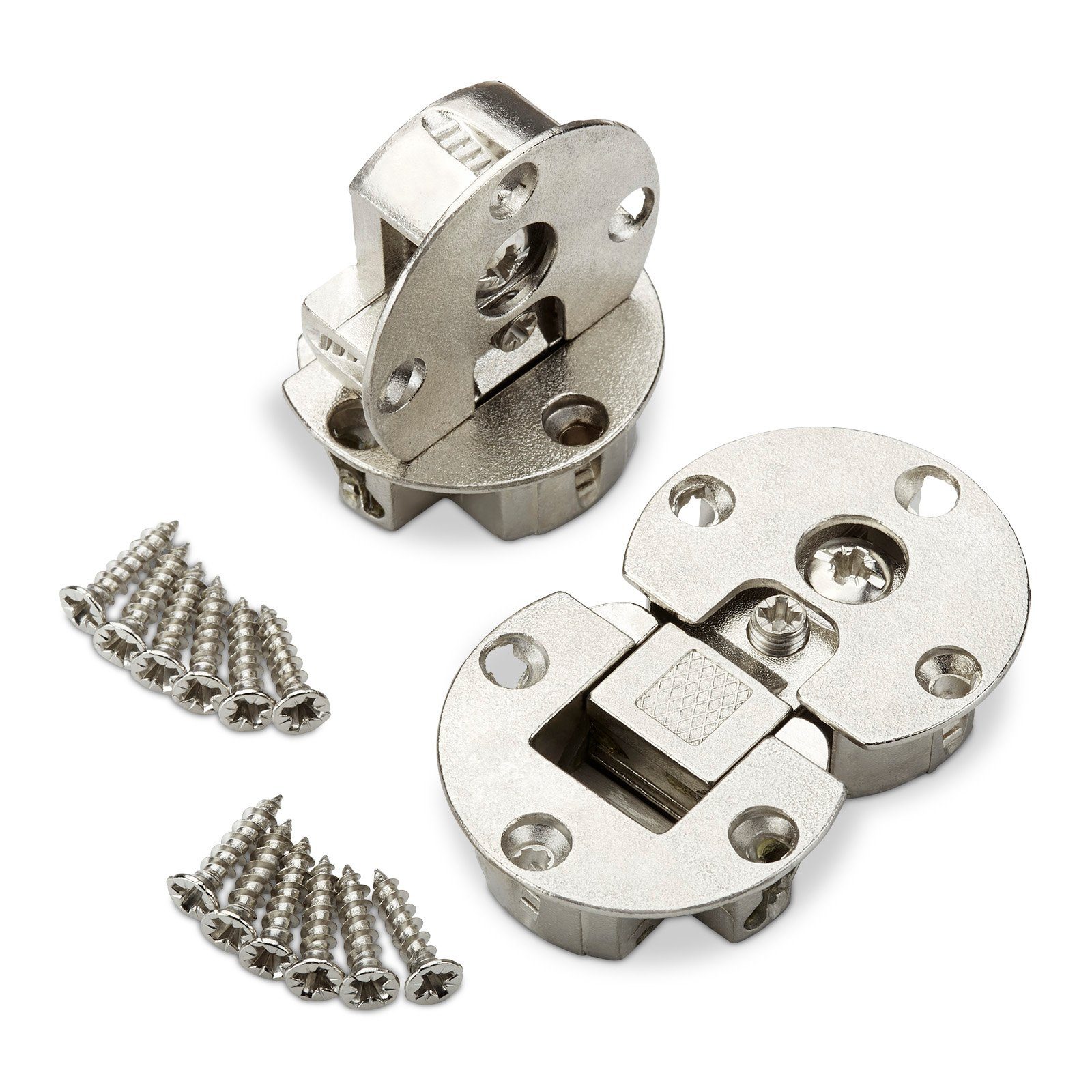 SO-TECH® Möbelbeschlag 2 x Klappenscharnier 3D-verstellbar Klappenbeschlag günstig online kaufen