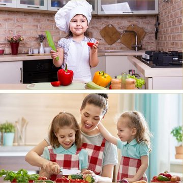 Cbei Kinderkochmesser 8 Stück Kinder-Küchenmesser-Set, zum Schneiden und Kochen, für Kleinkinder, Schneiden und Kochen von Obst oder Gemüse