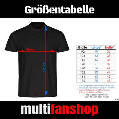 multifanshop T-Shirt Kinder Braunschweig - Brust & Seite - Boy Girl