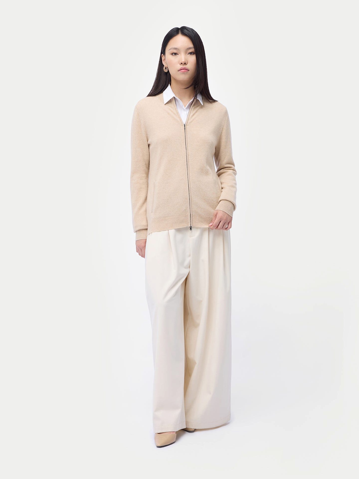 GOBI Cashmere Cardigan Kaschmir Cardigan mit Reißverschluss