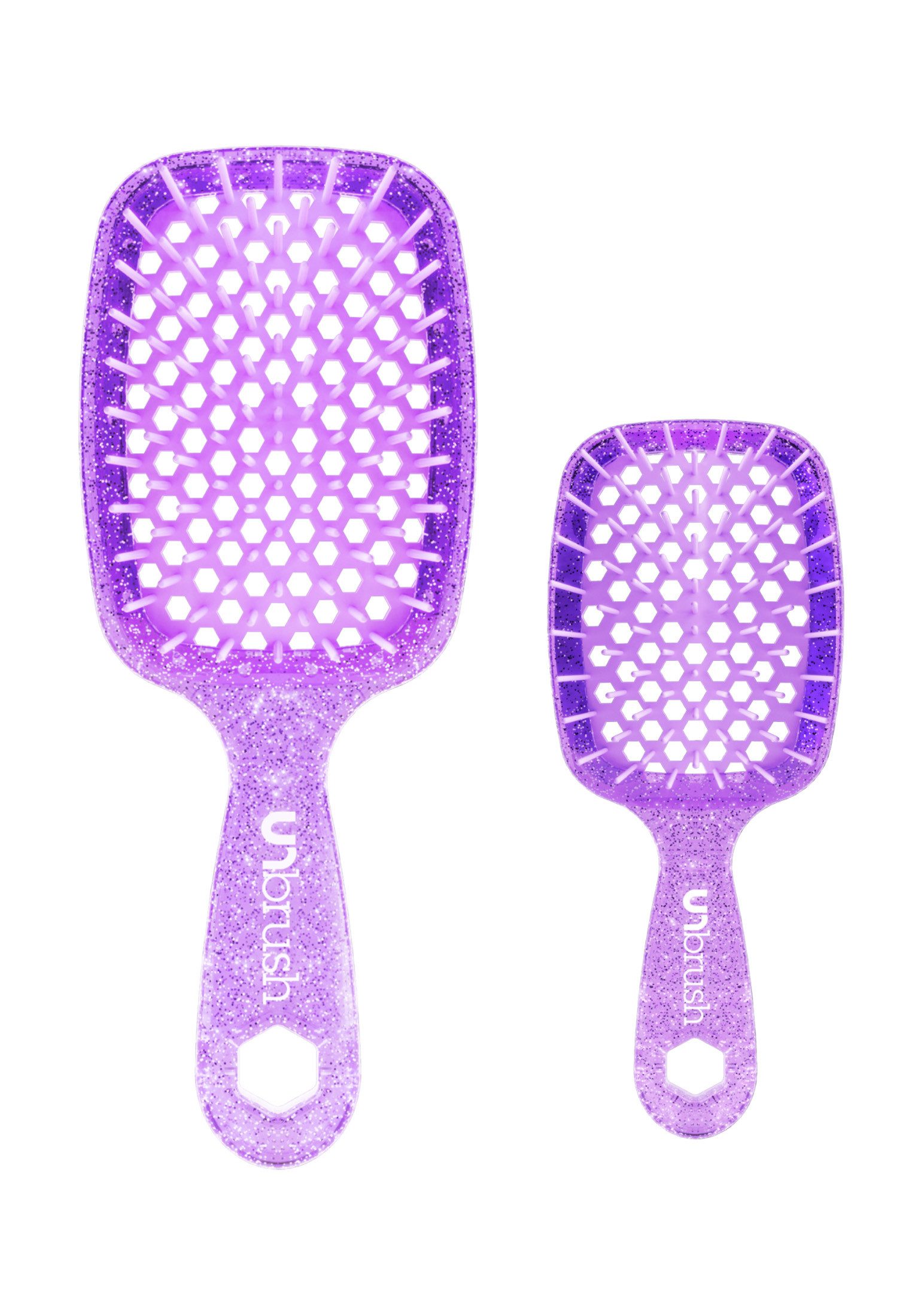UNbrush Haarbürste UNbrush Haarset Unbrush Glitter Duo Set, 1 Set 1-tlg.
