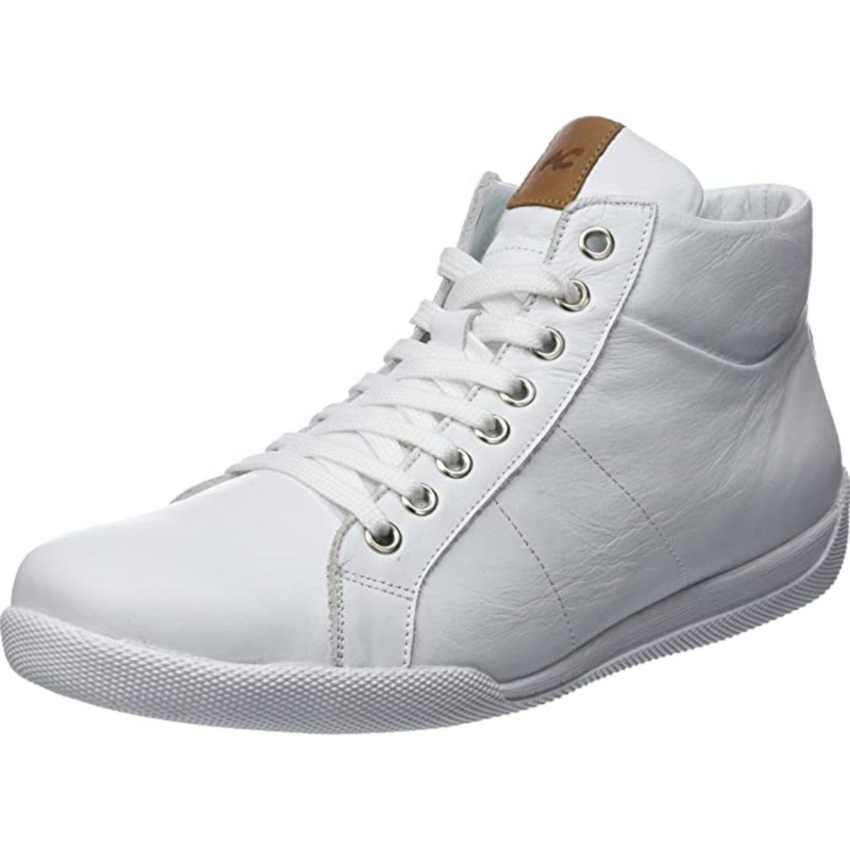 Freizeit Schnürer für Damen in weiß Sneaker