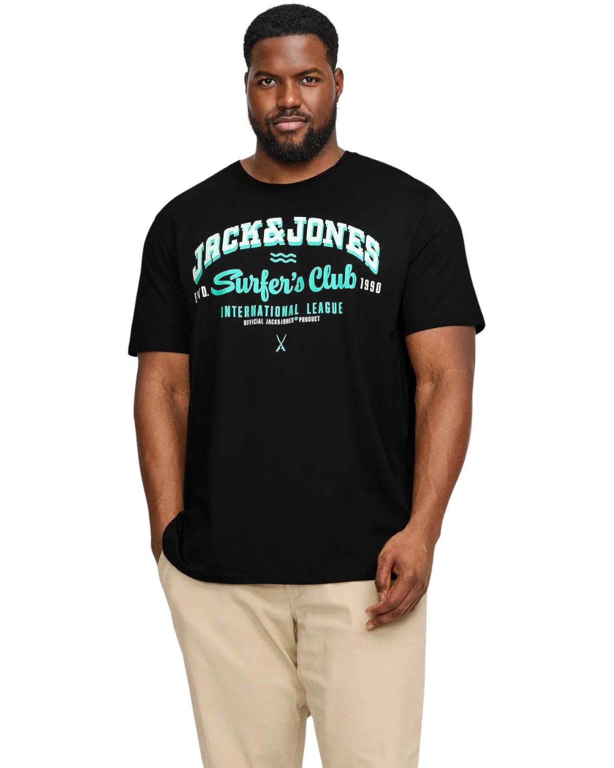 Jack & Jones PlusSize Print-Shirt (Spar-Set, günstig online kaufen