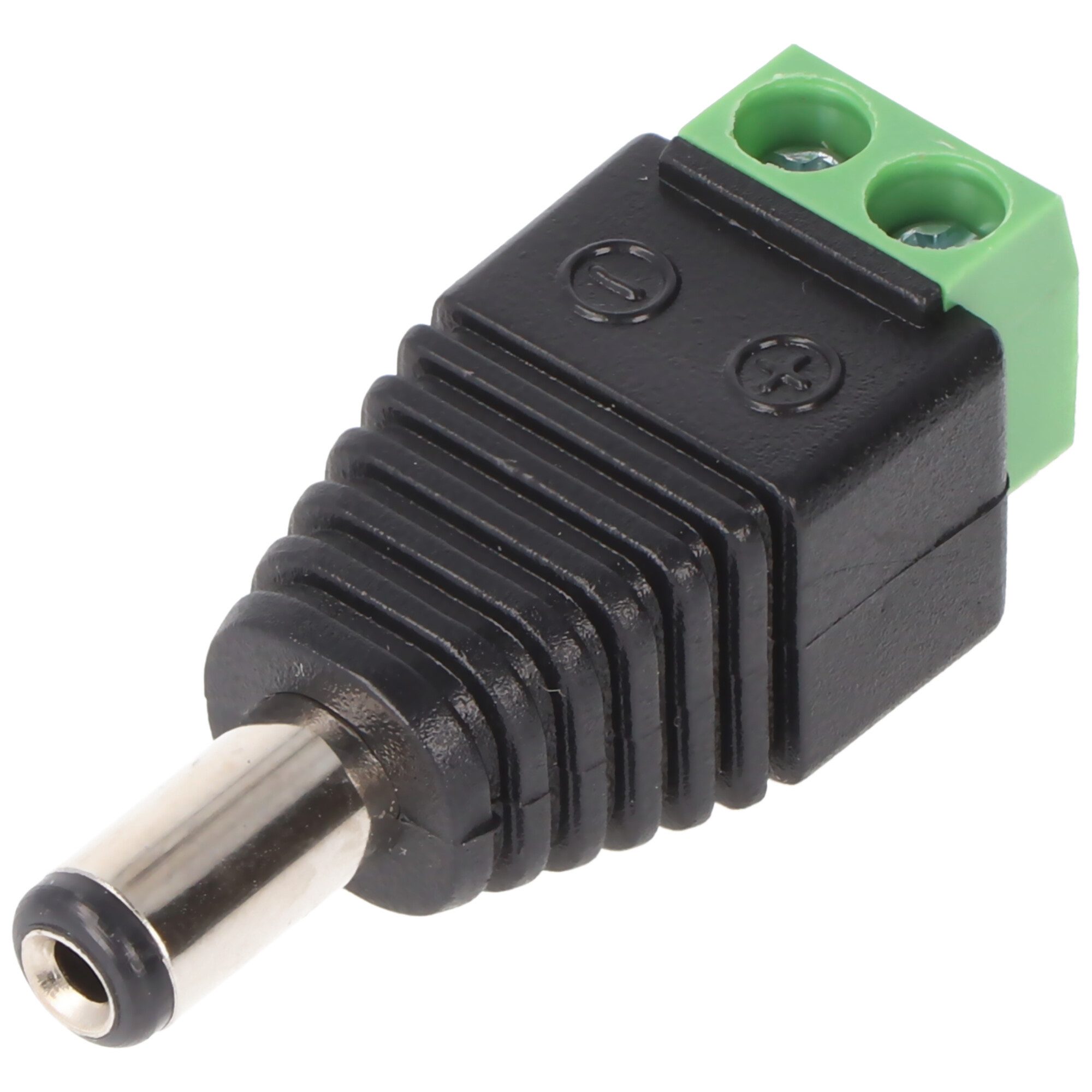 Goobay Goobay Terminal Block 2-pin > DC-Stecker 5,50 x 2,10 mm Schraubbefest USB-Kabel