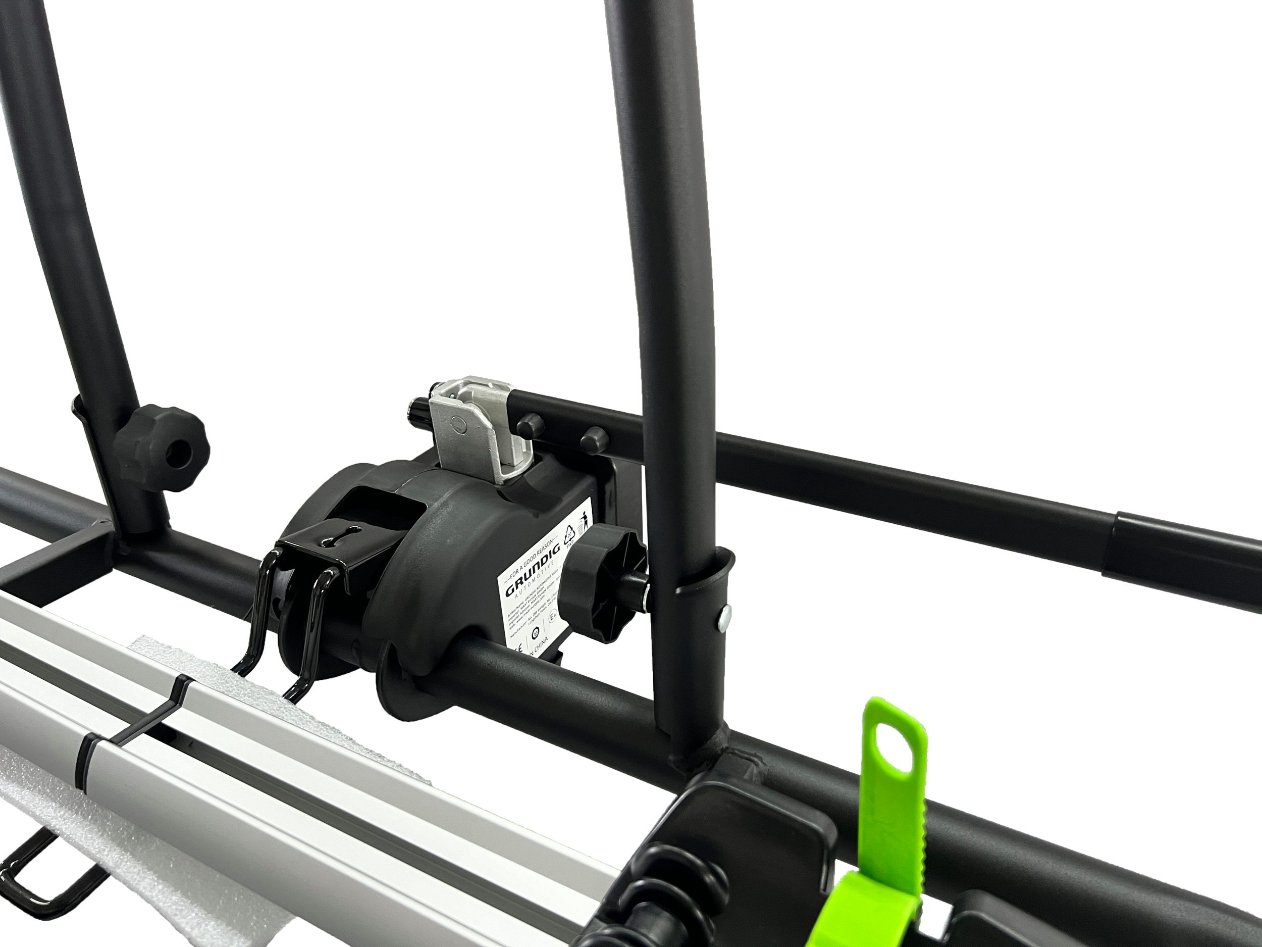 Grundig bicycle carrier Nizza 11-2EB rear carrier for 2 bicycles, e-bikes (bicycle carrier for 2 bicycles), 60 kg load capacity, 2 bicycles at 30 kg each