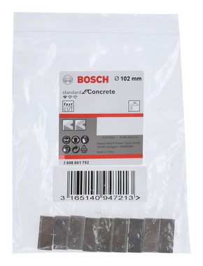 BOSCH Bohrkrone, Standard for Concrete Segmente für Diamantbohrkrone 9 Segmente - 10 mm