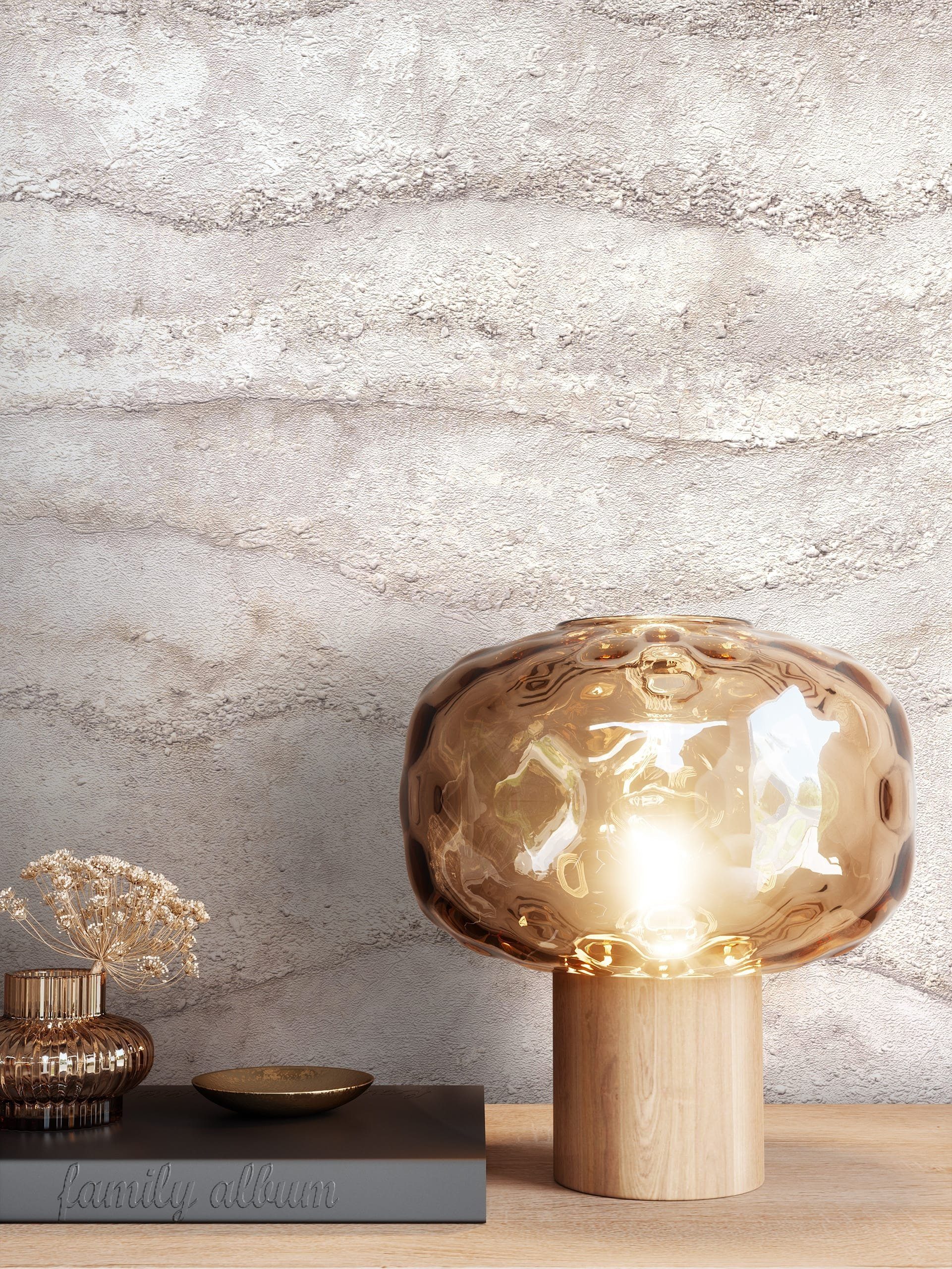 Newroom Vliestapete, Beige Tapete Modern Stein günstig online kaufen