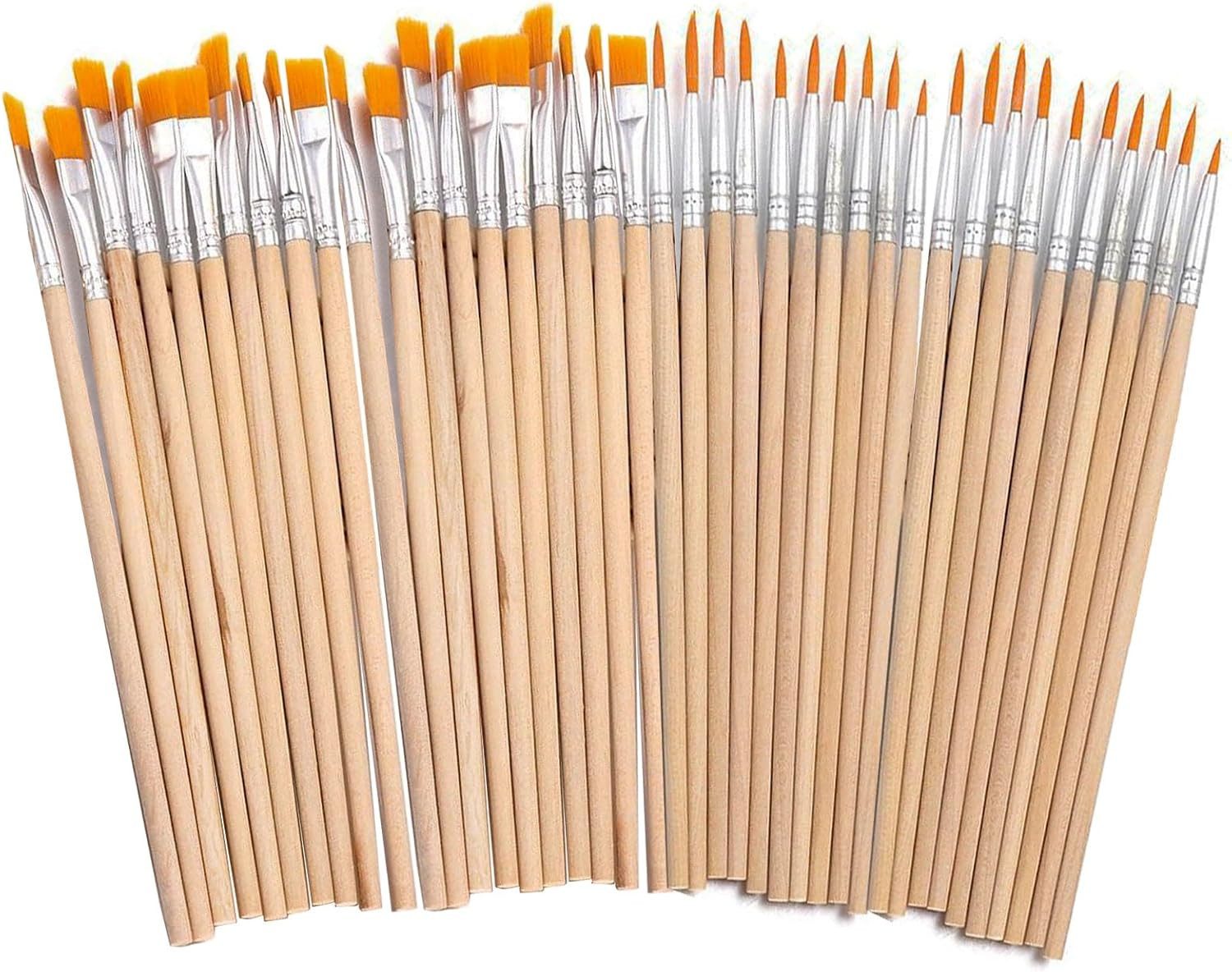 FOUORTUNATE-BEE Malpinsel 40-teiliges Stifte-Set für künstlerisches Zeichnen und Details, (40 St), Perfekt für Künstler, Hobbyzeichner und kreative Projekte