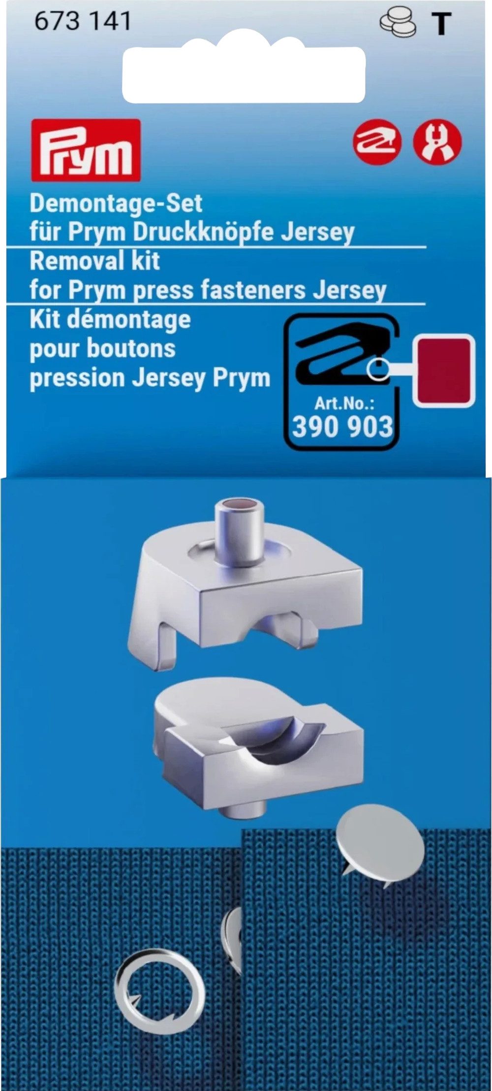 Prym Kreativset Demontage-Set, für Druckknopf Jersey 8+10mm