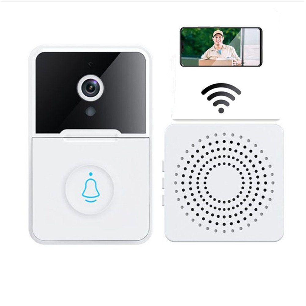 WiFi/Bluetooth mit Doorbell Kamera), Türklingel autolock Cloud Kabellose (Türklingel HD Kamera,WLAN Türklingel Akku,Nachtsicht,SD mit & mit Video-Türklingel mit Gong,mit Video