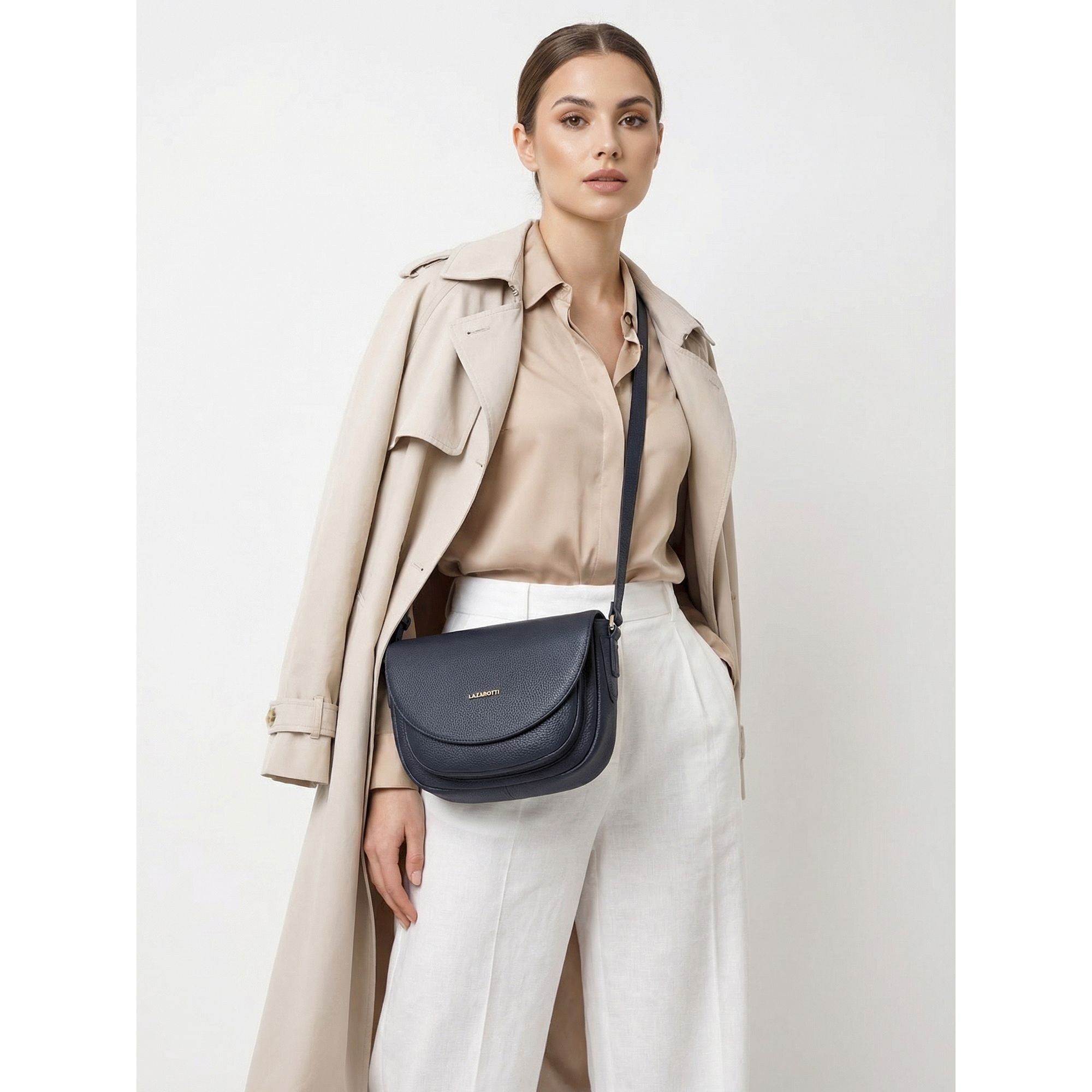 Lazarotti Umhängetasche Bologna Leather, Leder günstig online kaufen