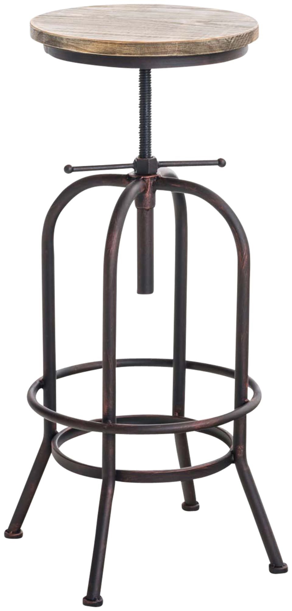 CLP Sitzgruppe Hulton, Stehtisch& 2 Barhocker, Industrial, verstellbar