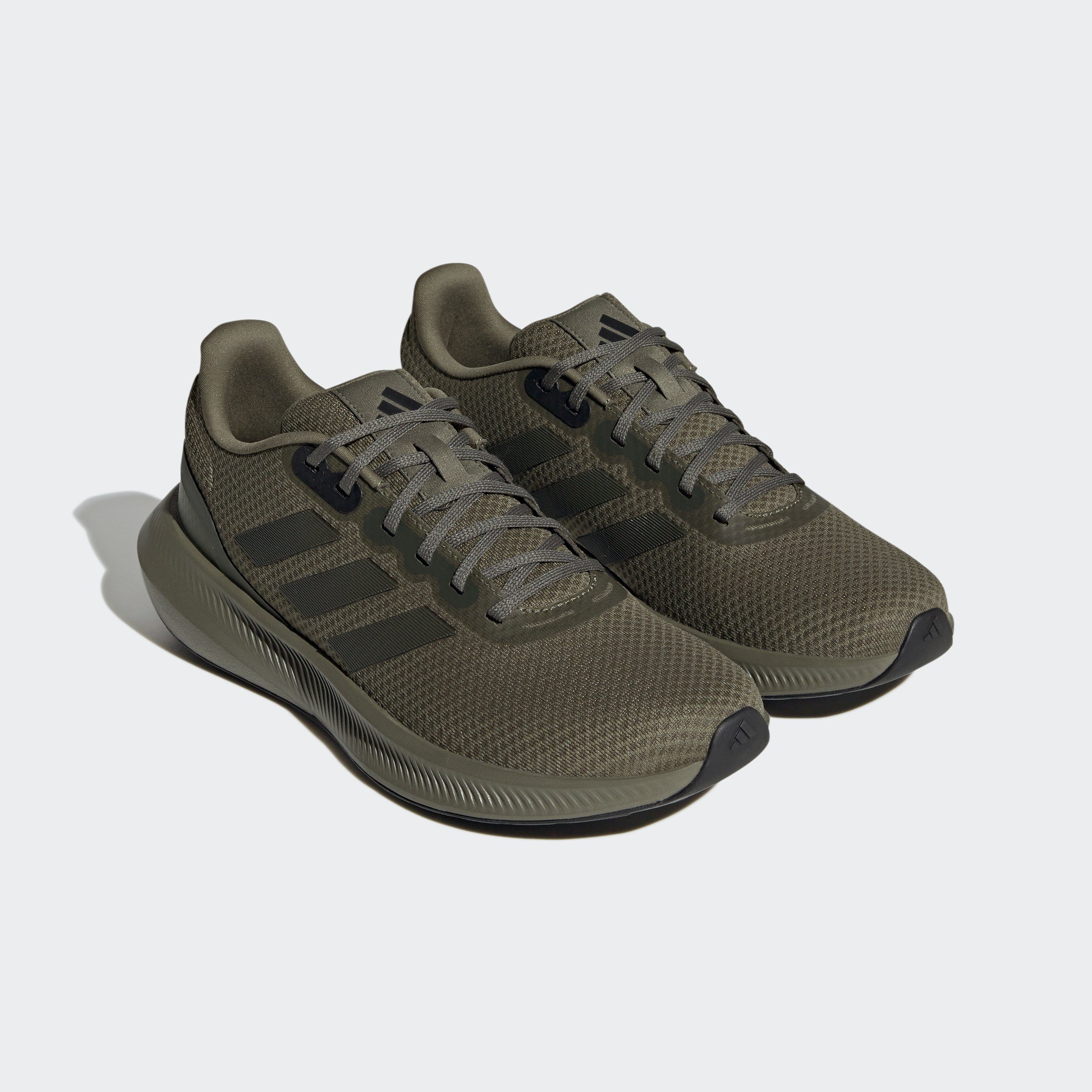 adidas Performance RUNFALCON 3 Laufschuh Olive Strata / Shadow Olive / Core Black