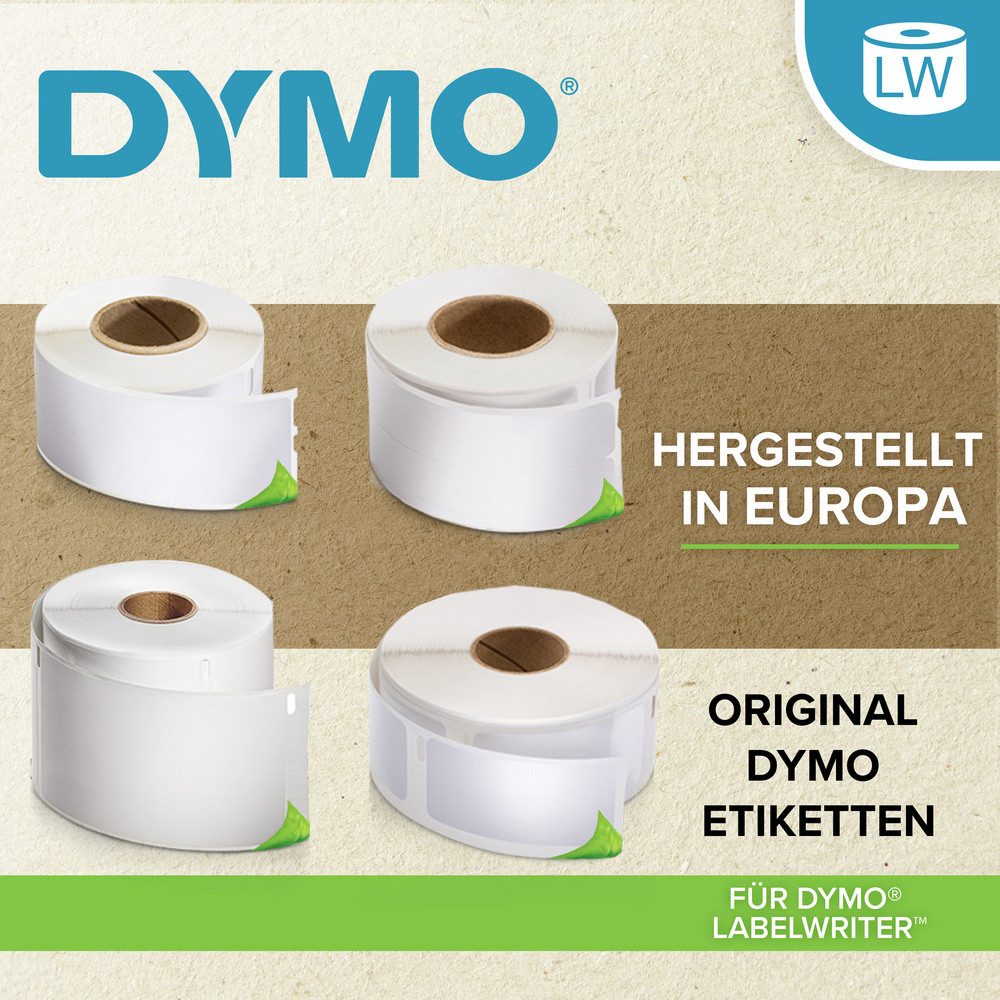 DYMO Etiketten DYMO Etiketten Rolle 11355 S0722550 19 x 51 mm Papier Weiß 500 St. Wi