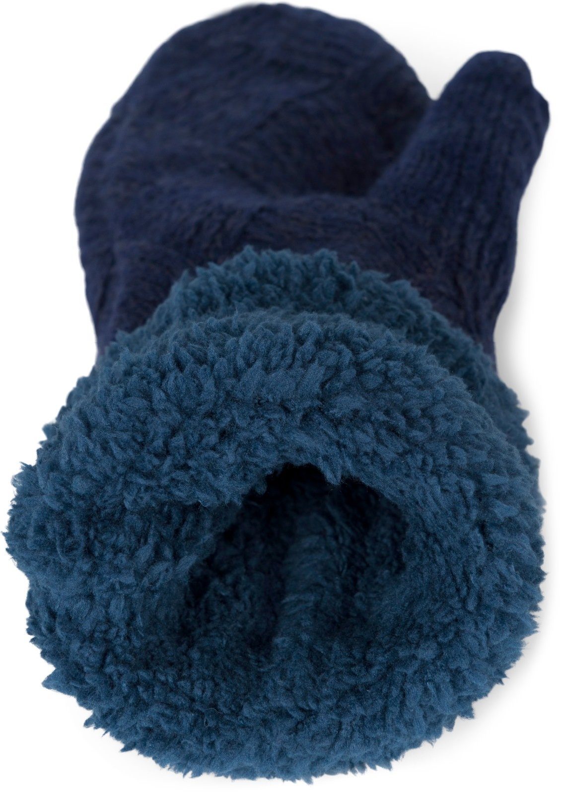 styleBREAKER Fäustlinge Strickhandschuhe Fäustlinge mit Rauten Muster und F günstig online kaufen