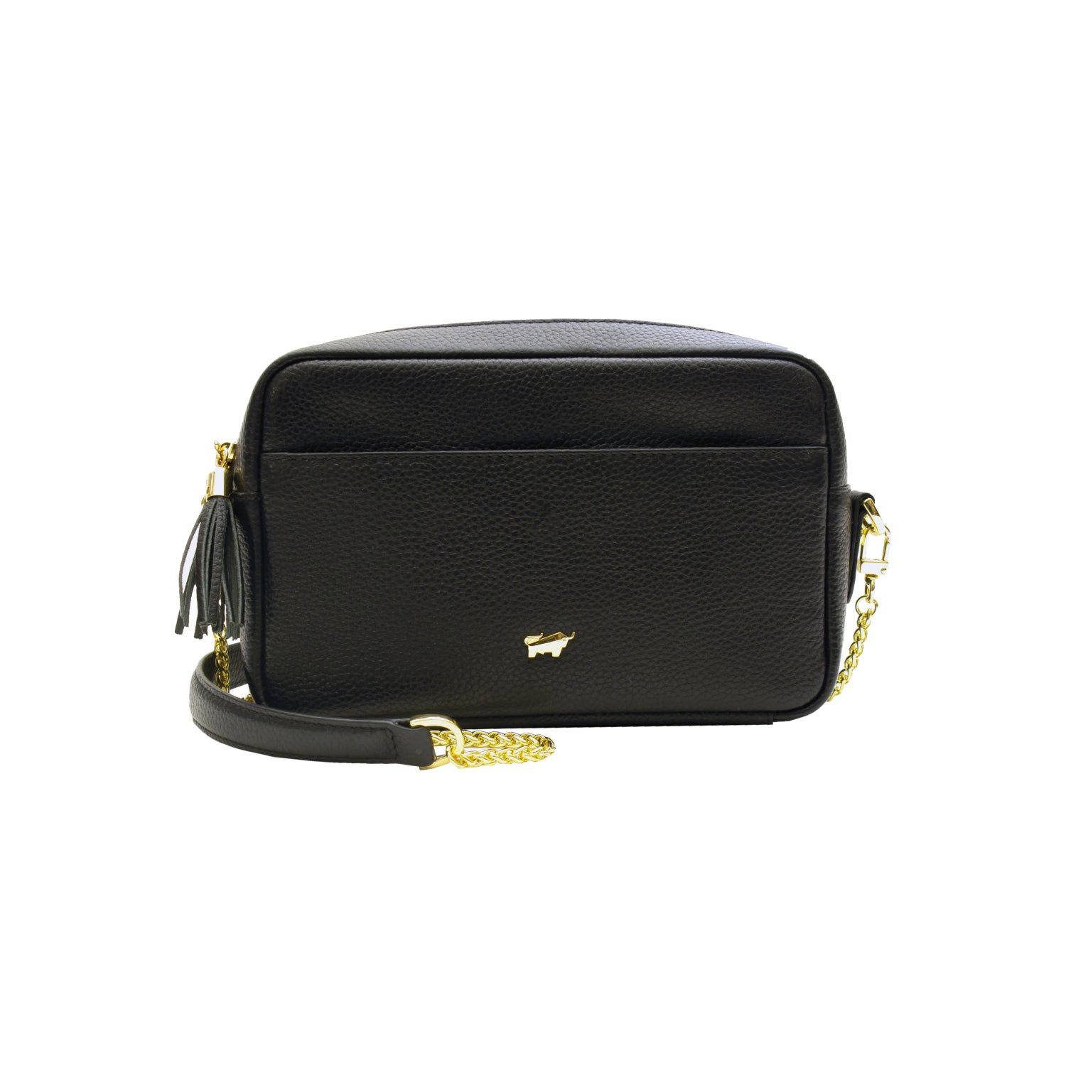 Braun Büffel Handytasche ALESSIA Camera Bag with Chain schwarz