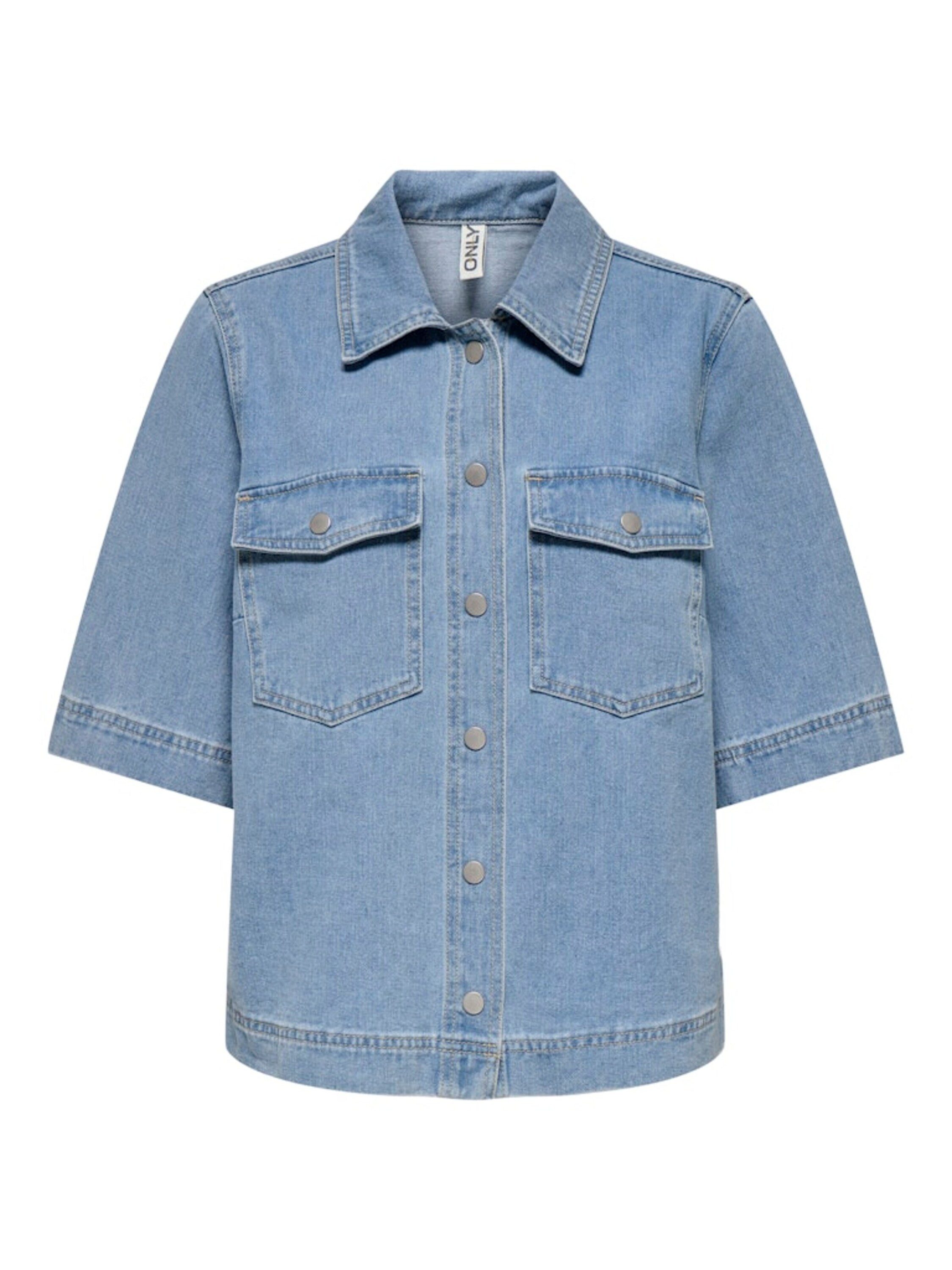 Jeansbluse ONLBELLE S/S SHIRT DNM GUA NOOS