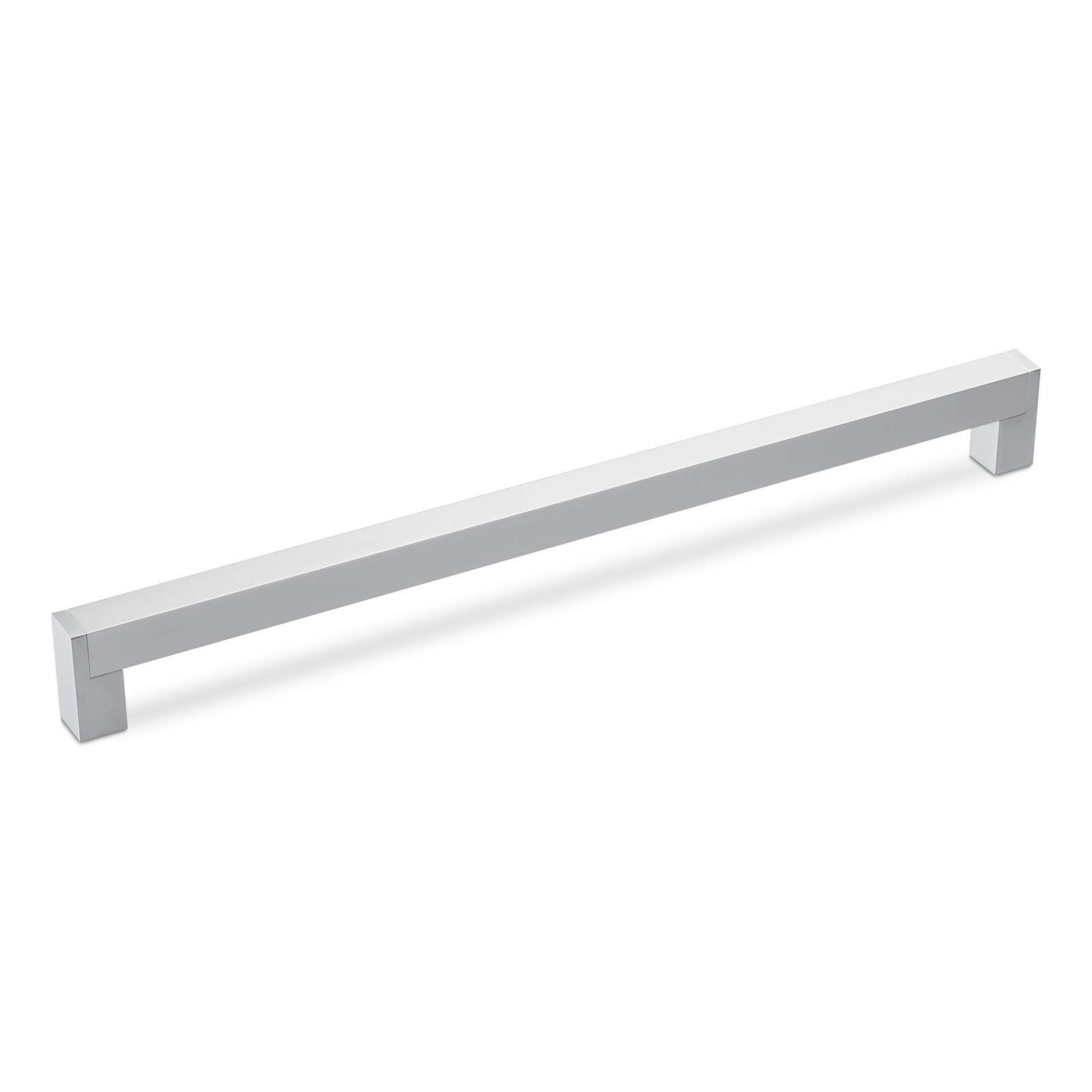 SO-TECH® Möbelgriff Bügelgriff eckig Aluminium BA 128 - 320 mm - incl. Schrauben, Griff Schrankgriff Schubladengriff - incl. Schrauben