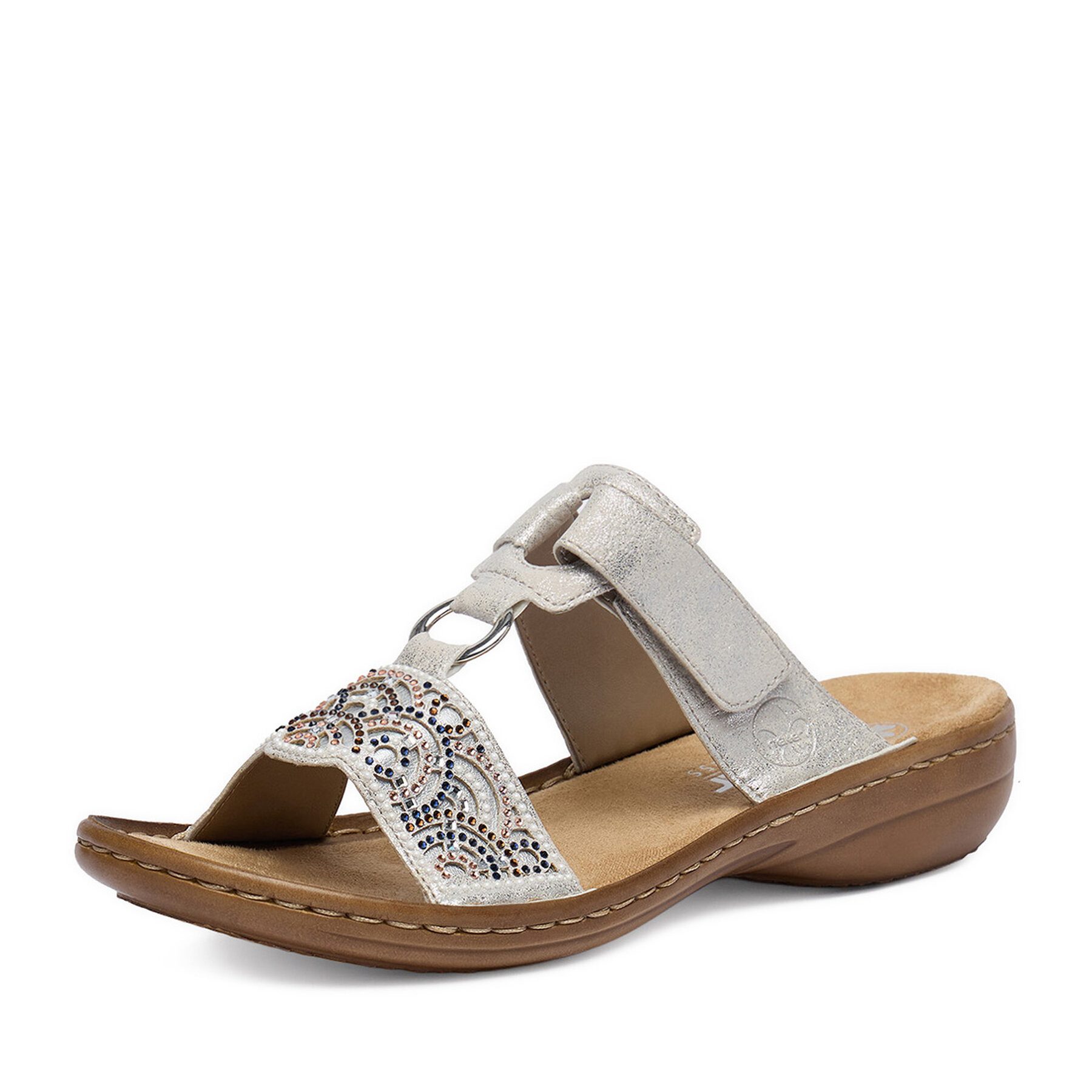 Rieker Rieker Damen-Flip-Flops Silber 608K2-40 Badepantolette