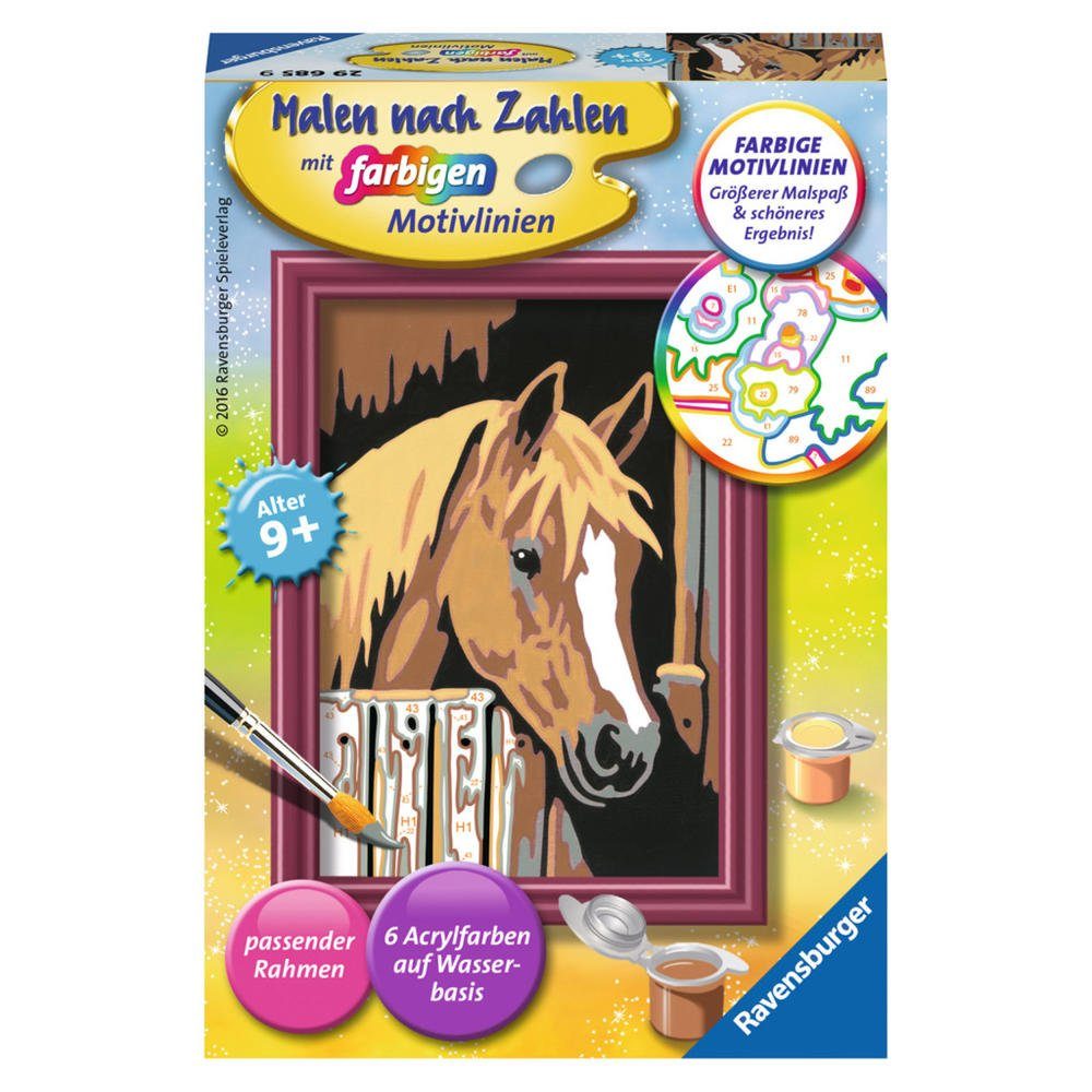 Ravensburger Malen nach Zahlen Pferd Im Stall