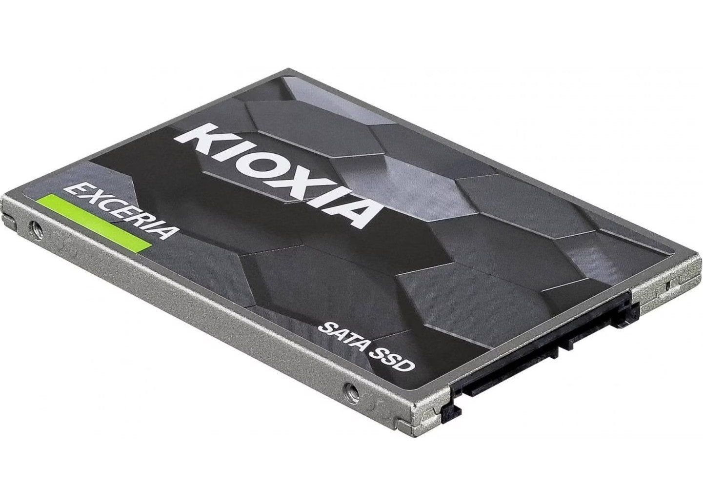 KIOXIA EXCERIA SATA SSD 2,5 Zoll für Laptop Desktop PC interne SSD (960 GB) intern" 555 MB/S Lesegeschwindigkeit, 540 MB/S Schreibgeschwindigkeit