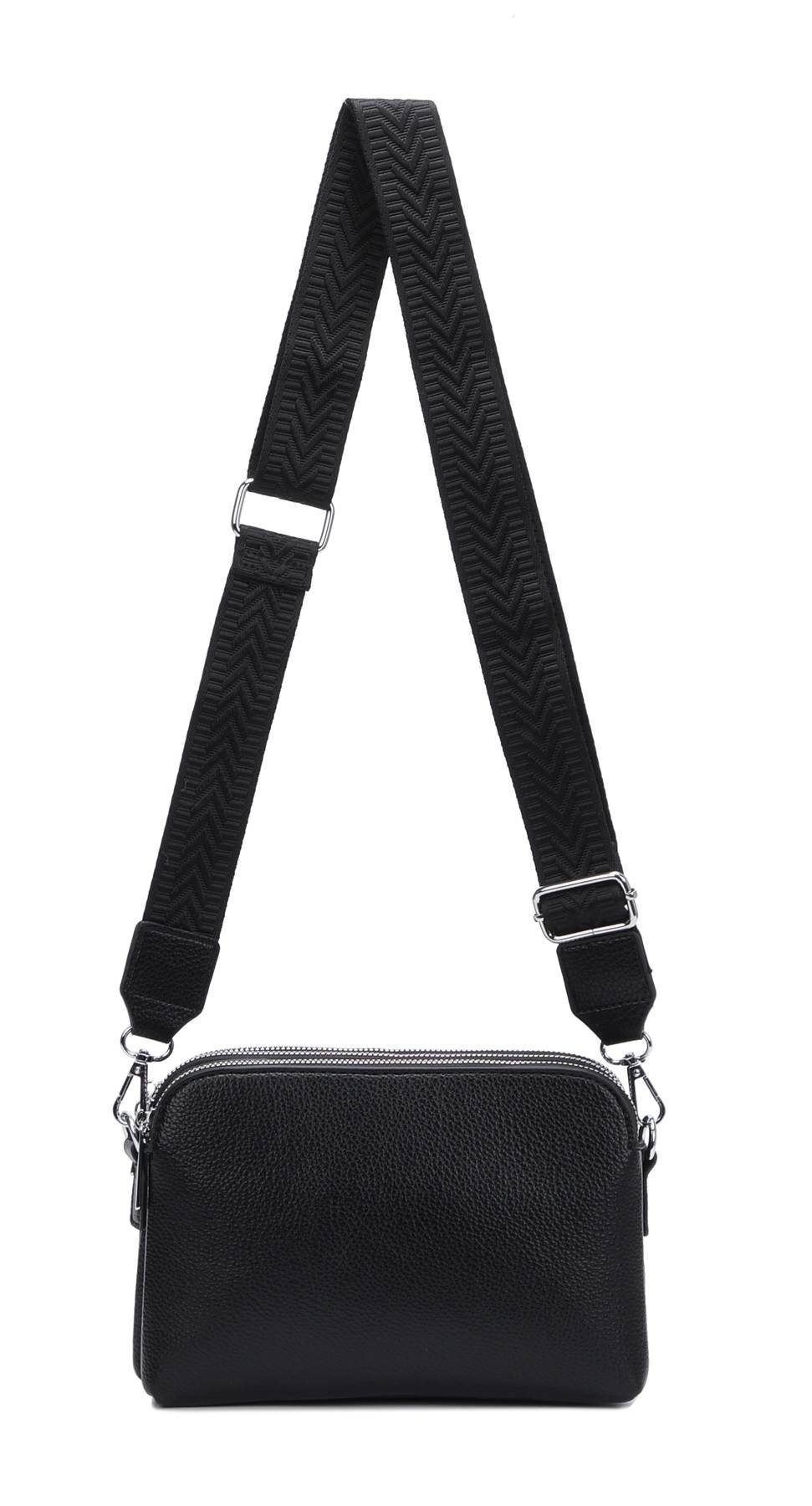 ITALYSHOP24 Schultertasche Damen Tasche Bodybag Umhängetasche Crossbody Bru günstig online kaufen