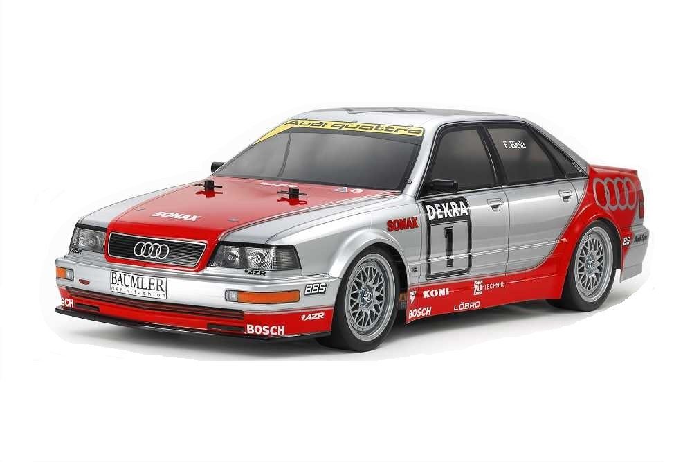 RC-Buggy Tamiya RC 1:10 Audi V8 1992 Tourenwagen (TT-02) Bausatz