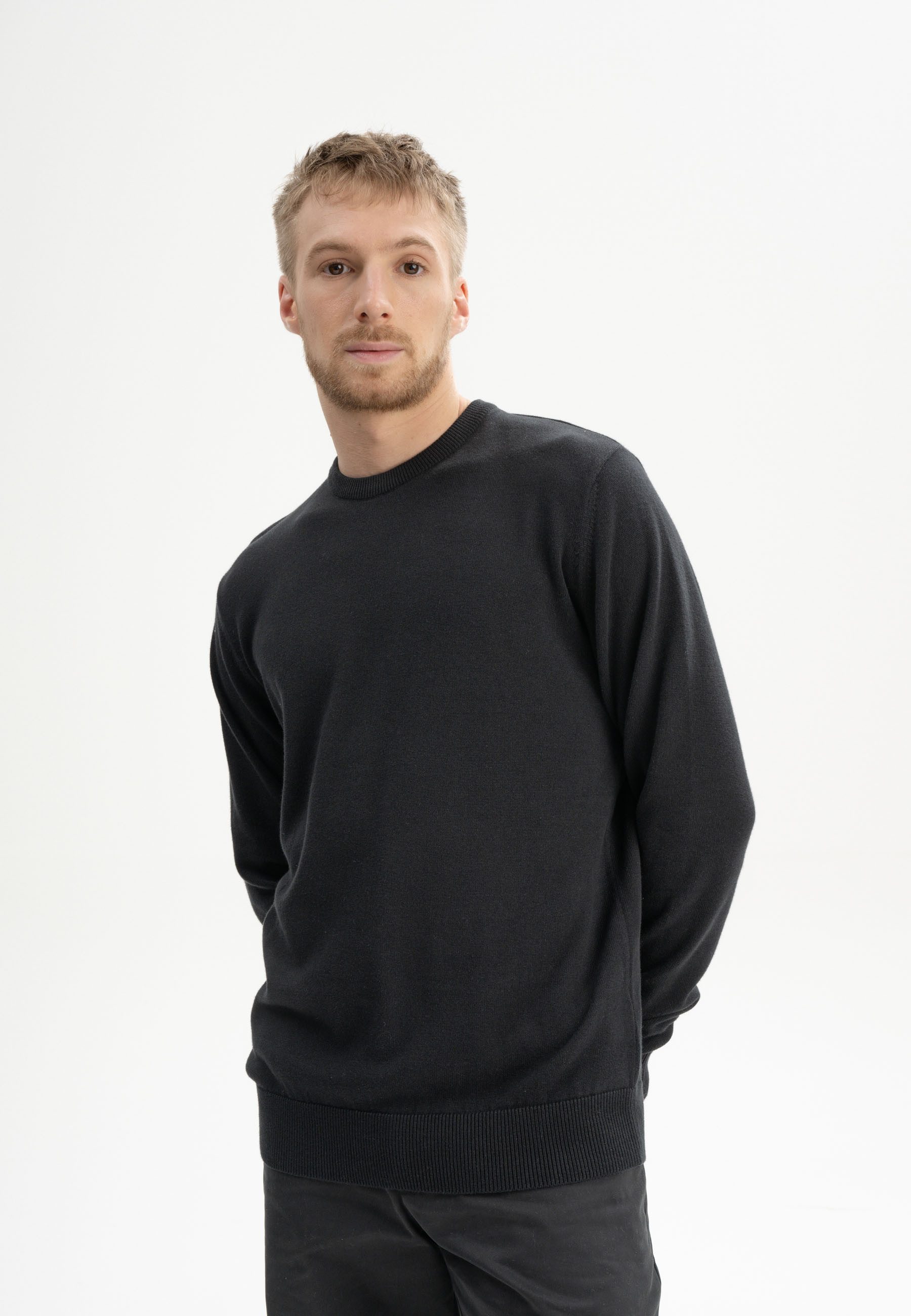 MELA Strickpullover Feinstrick Pullover Style HIMAL Rippbündchen. € 79,90