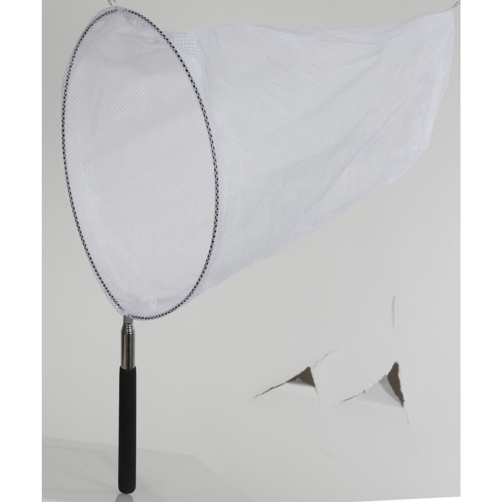 BURI Kescher Kescher XXL Ø 30 cm – Teleskopstiel 52–129 cm – 12x Stück