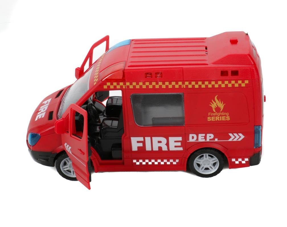 Bubble-Store Spielzeug-LKW »Einsatzfahrzeug Polizei, Feuerwehr oder  Krankenwag«, (Spielzeugauto mit Friktionsantrieb und Licht und  Ton-Funktionen)