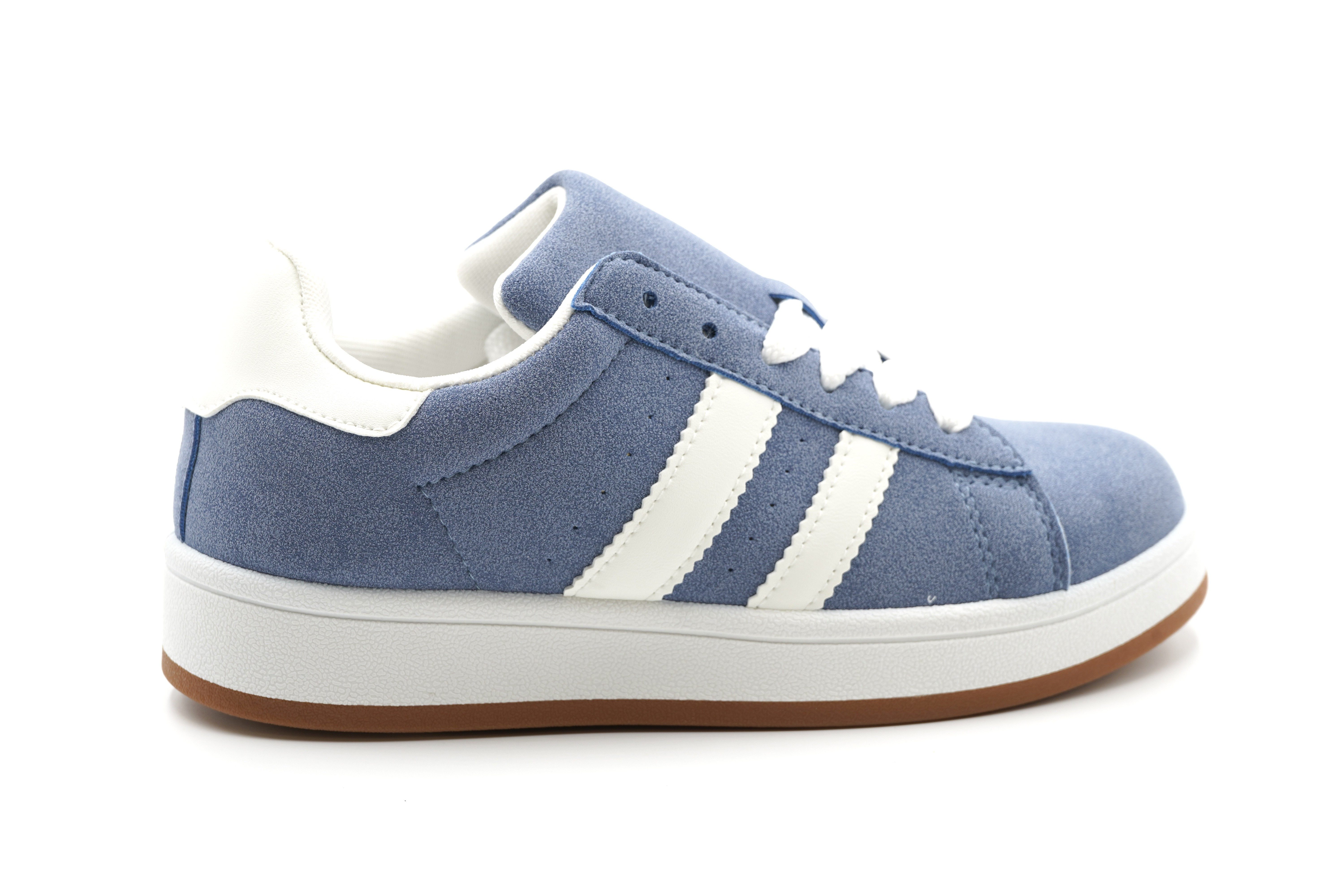 Sonderpostendiscount Damensneaker 2001 Blue mit Wildlederoptik Sneaker
