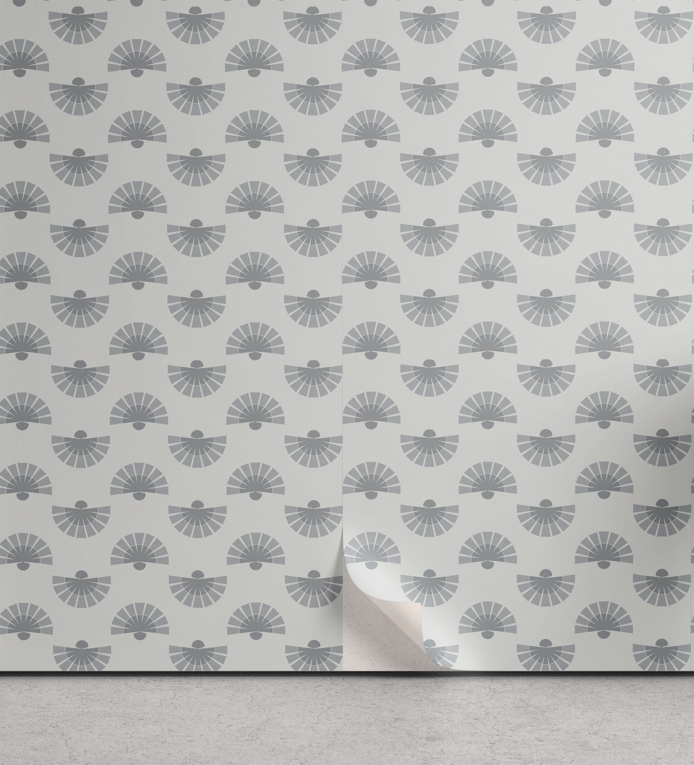 Küchenakzent, selbstklebendes Wohnzimmer Fan-Muster Abakuhaus Geometrisch Japanisches Vinyltapete