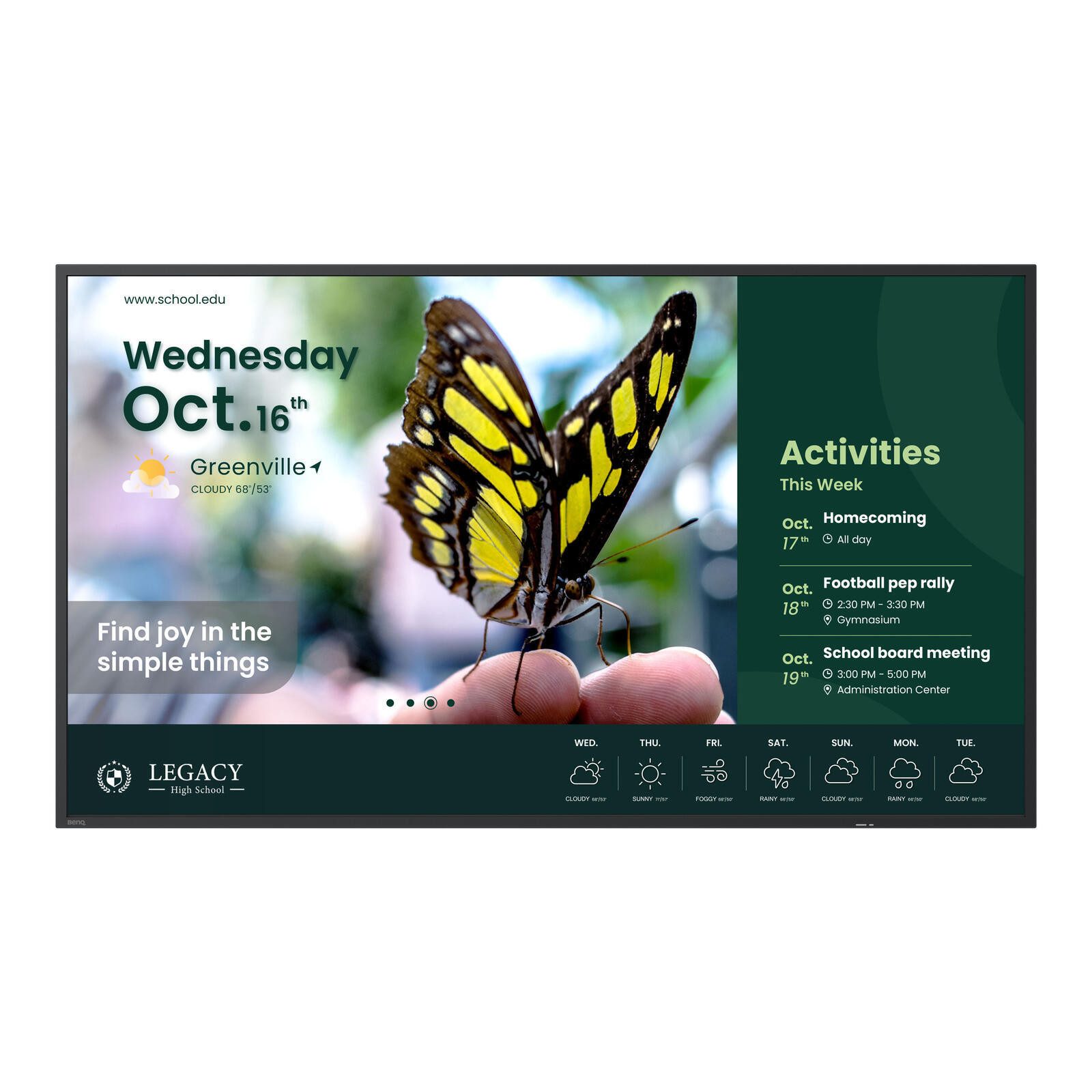 BenQ ST4304 LED-Monitor (3840 x 2160, 8 ms Reaktionszeit, TFT)